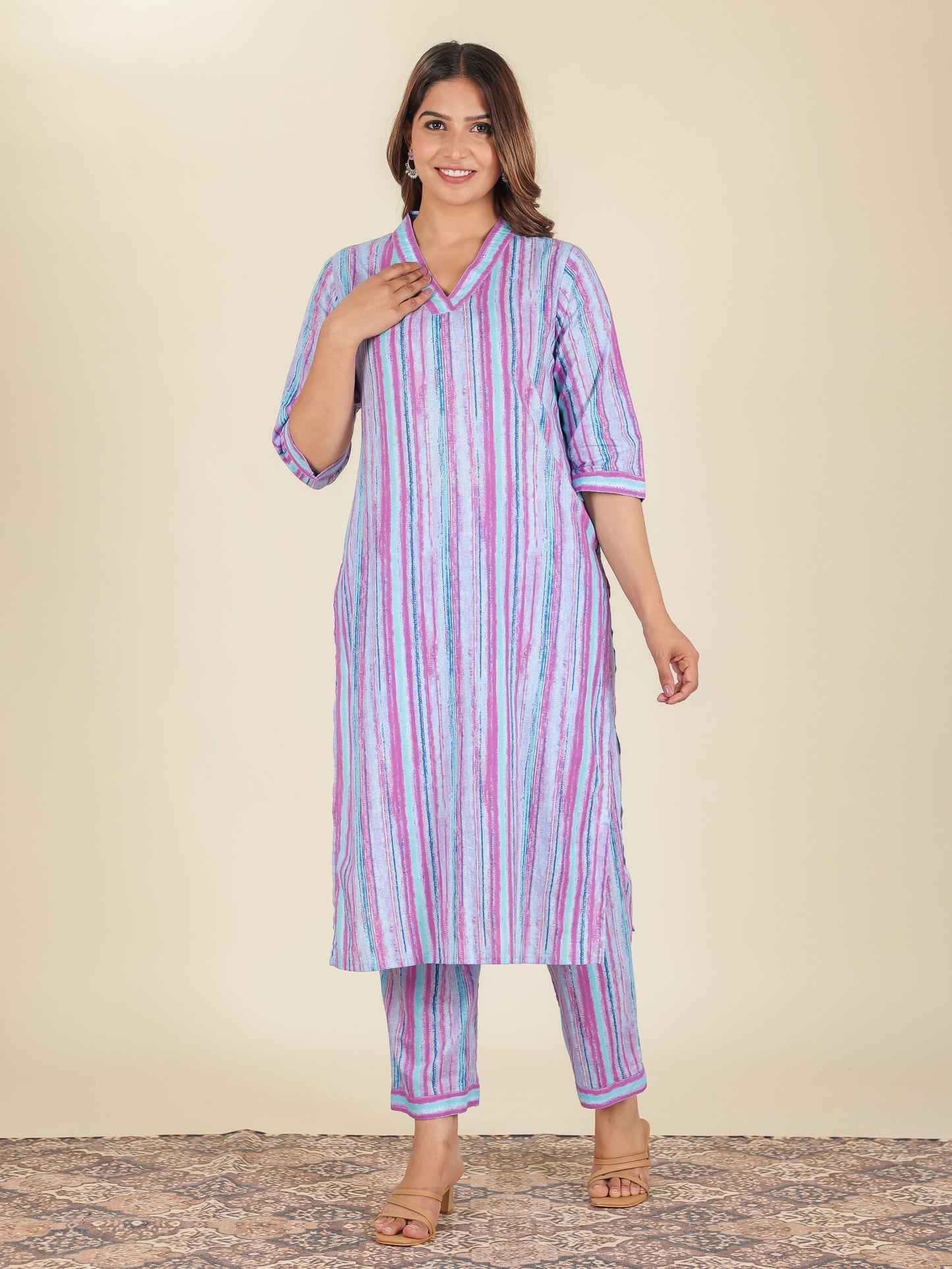 Soft Cotton Striped Kurta