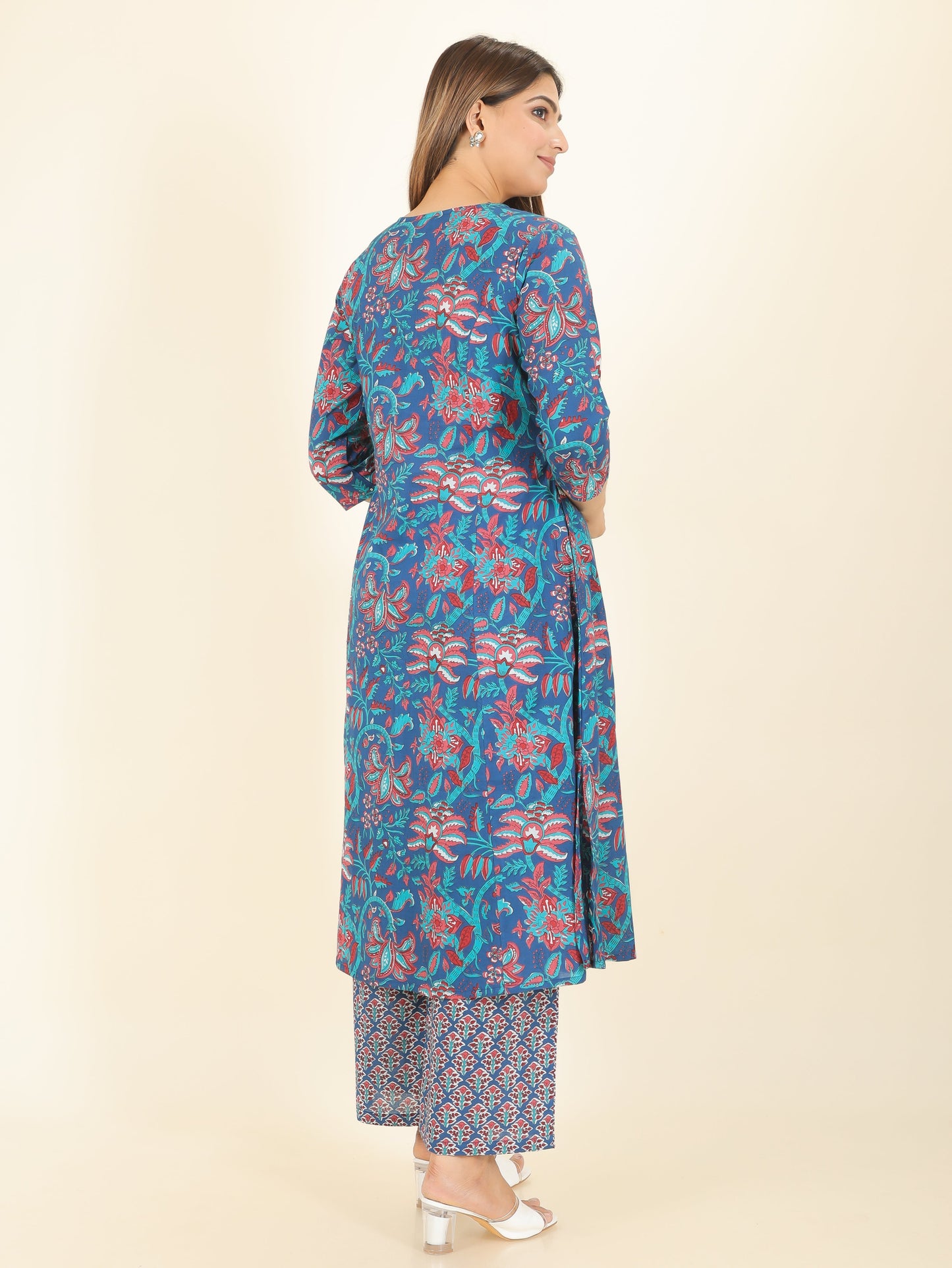 Soft Cotton Floral Kurta