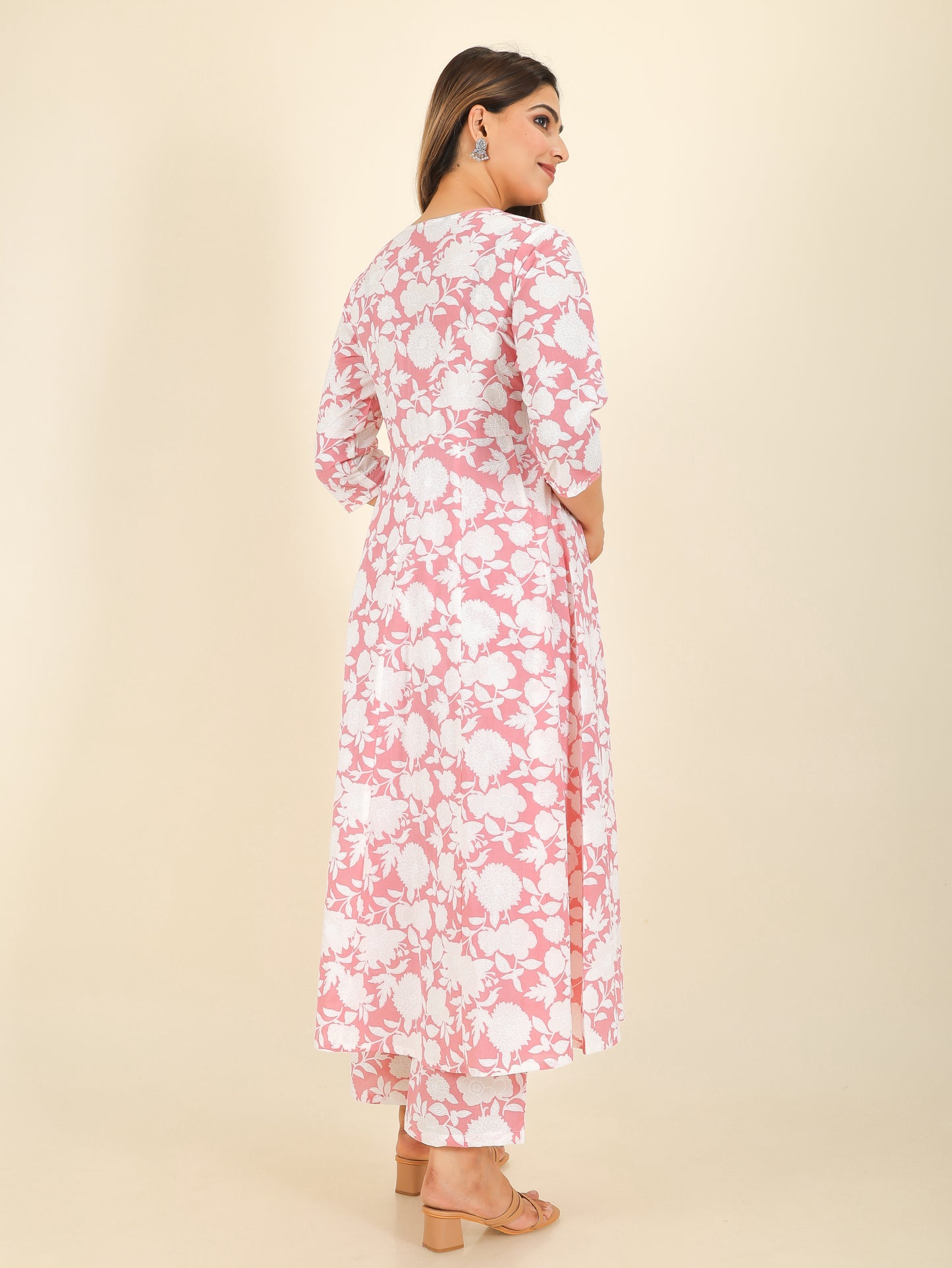 Soft Cotton Floral Kurta