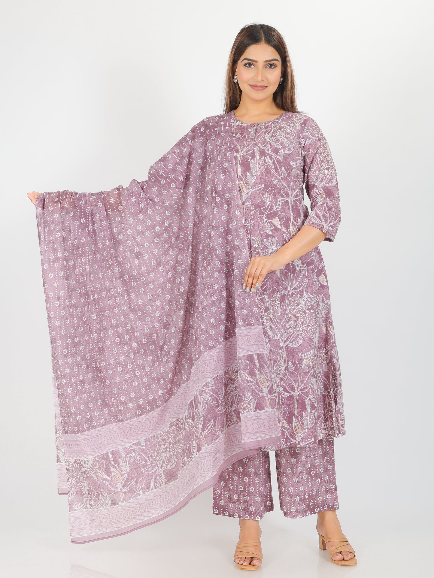 Voile Cotton Butti Dupatta