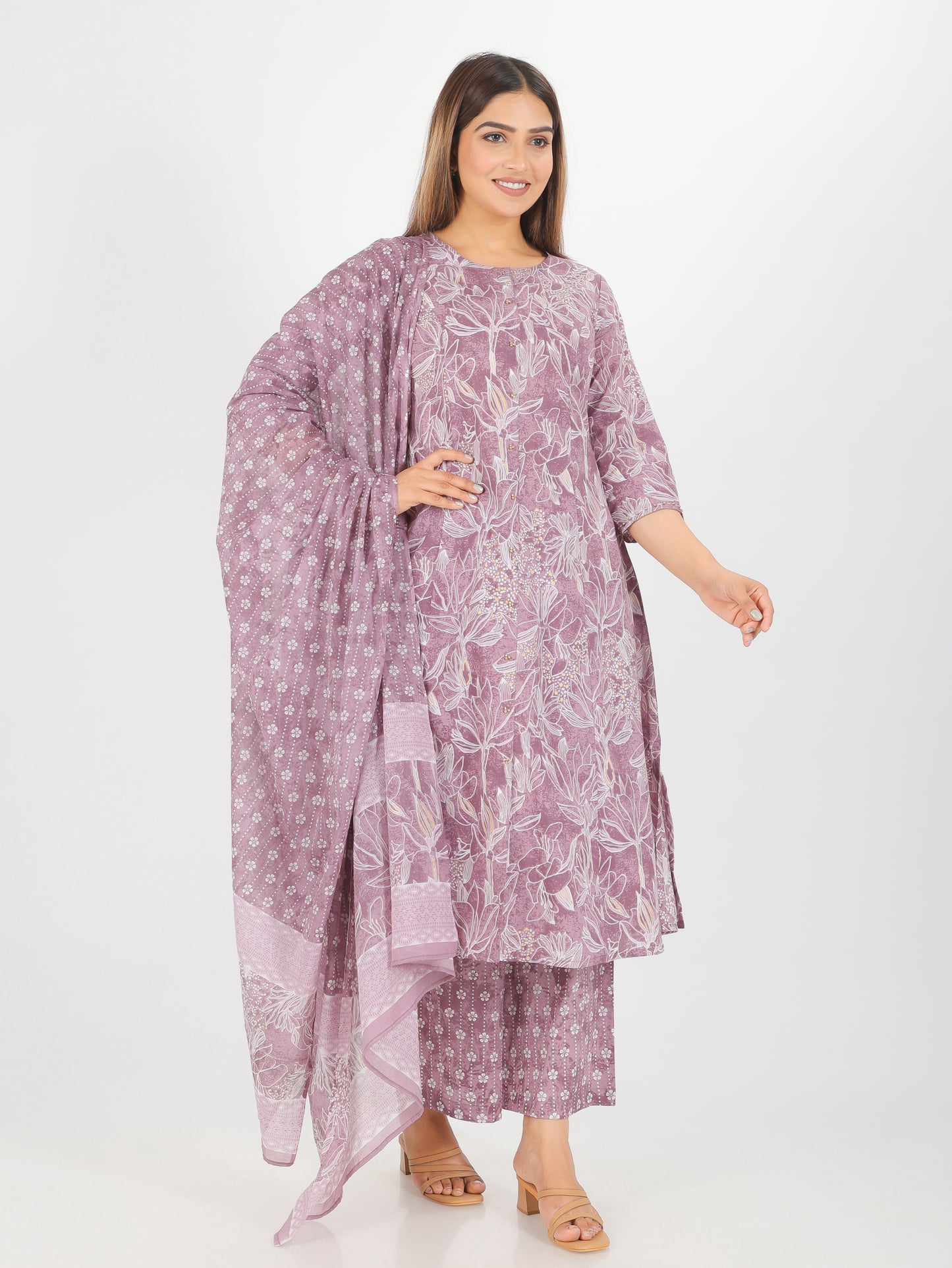 Voile Cotton Butti Dupatta