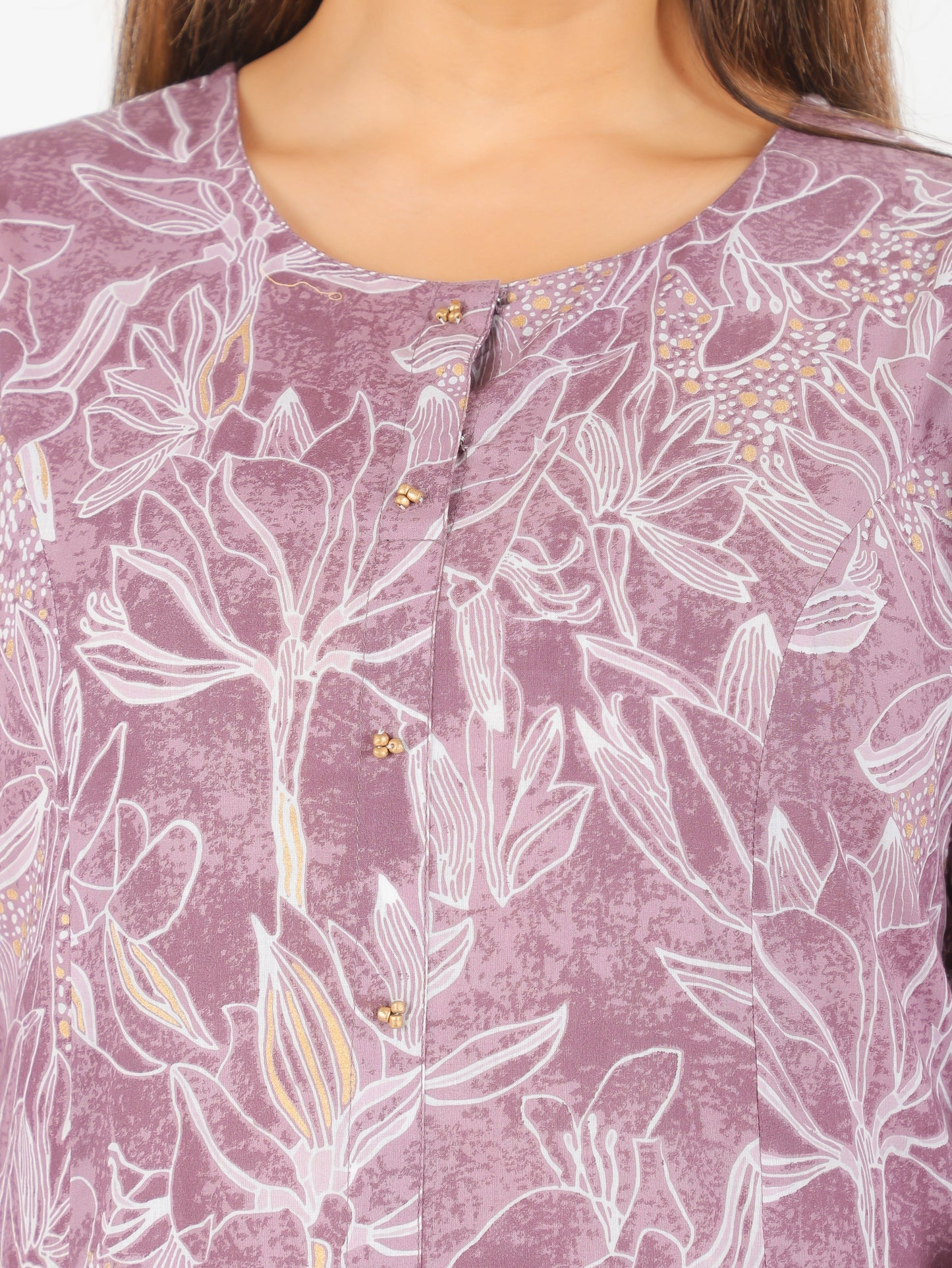 Soft Cotton Floral Kurta