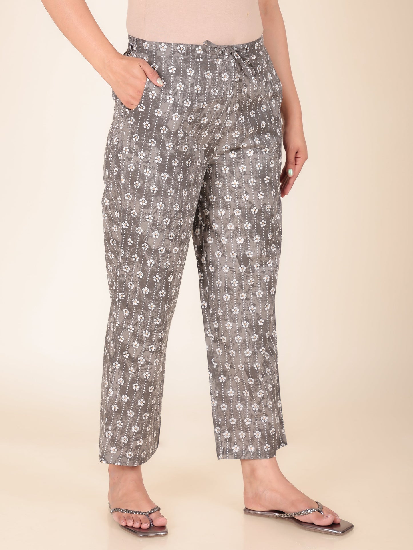 Soft Cotton Floral Pant