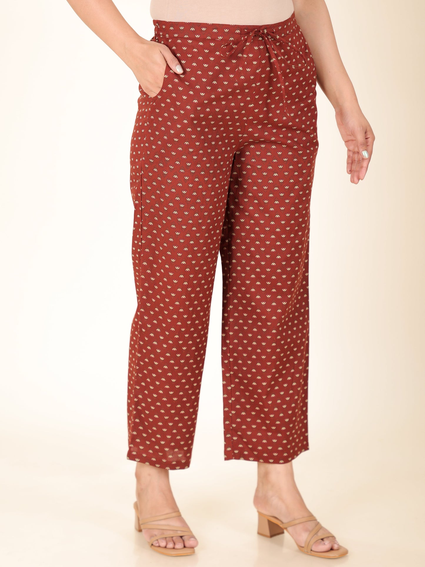 Soft Cotton Floral Pant