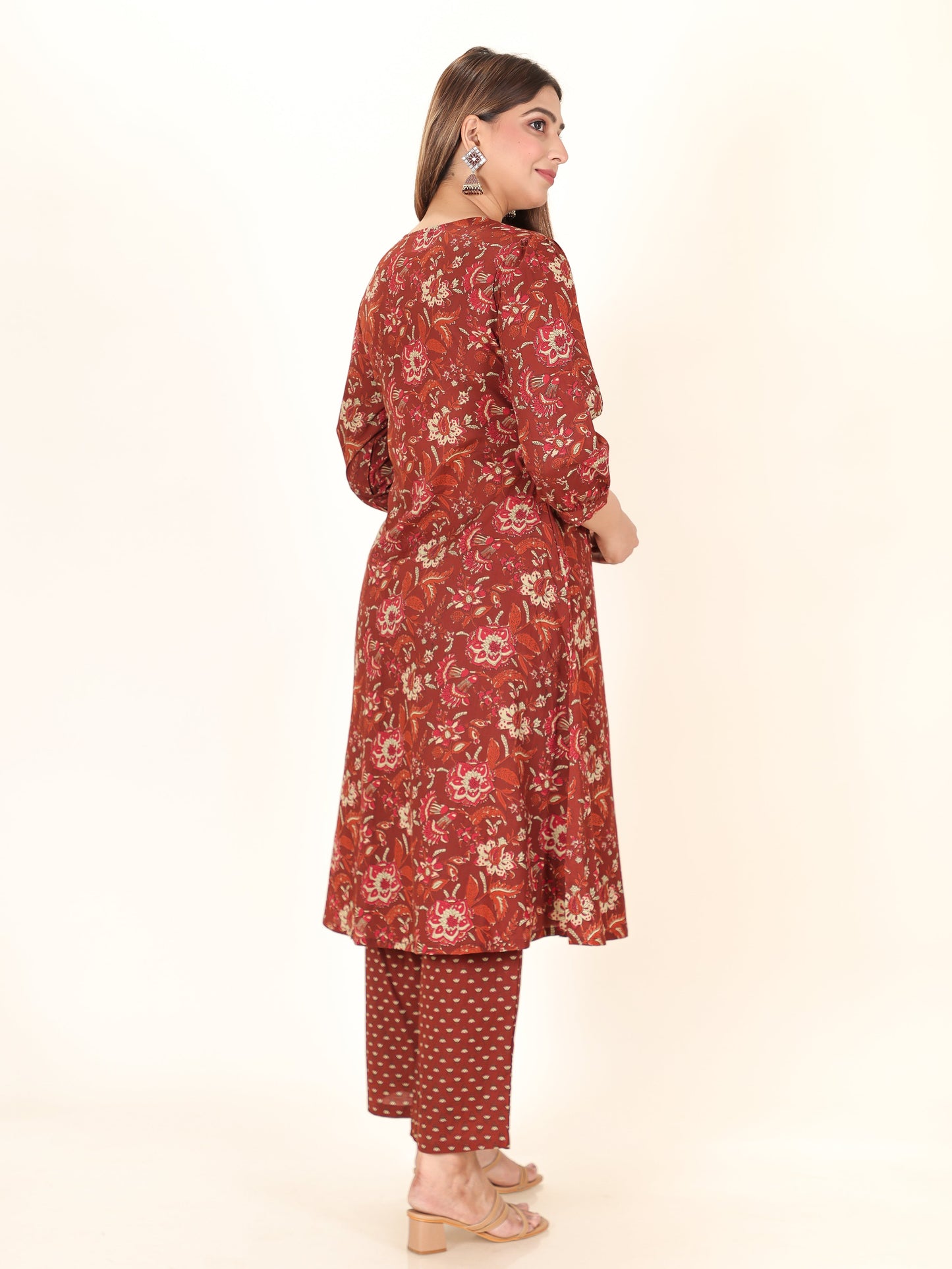 Soft Cotton Floral Kurta