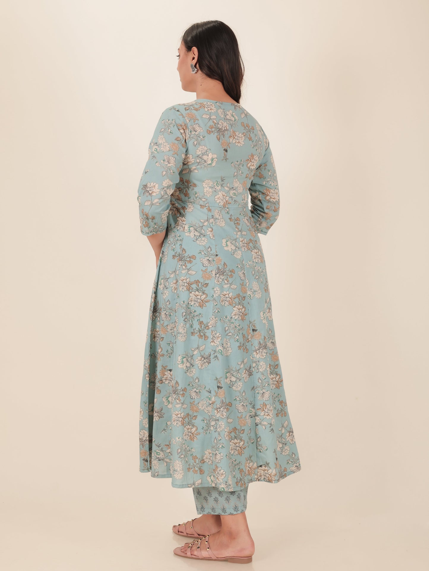 Soft Cotton Floral Kurta