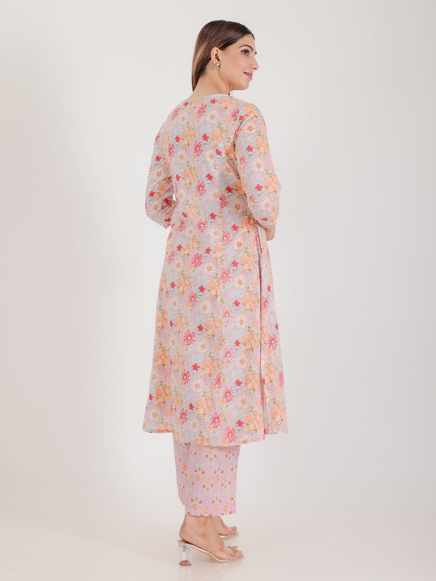 Soft Cotton Floral Kurta