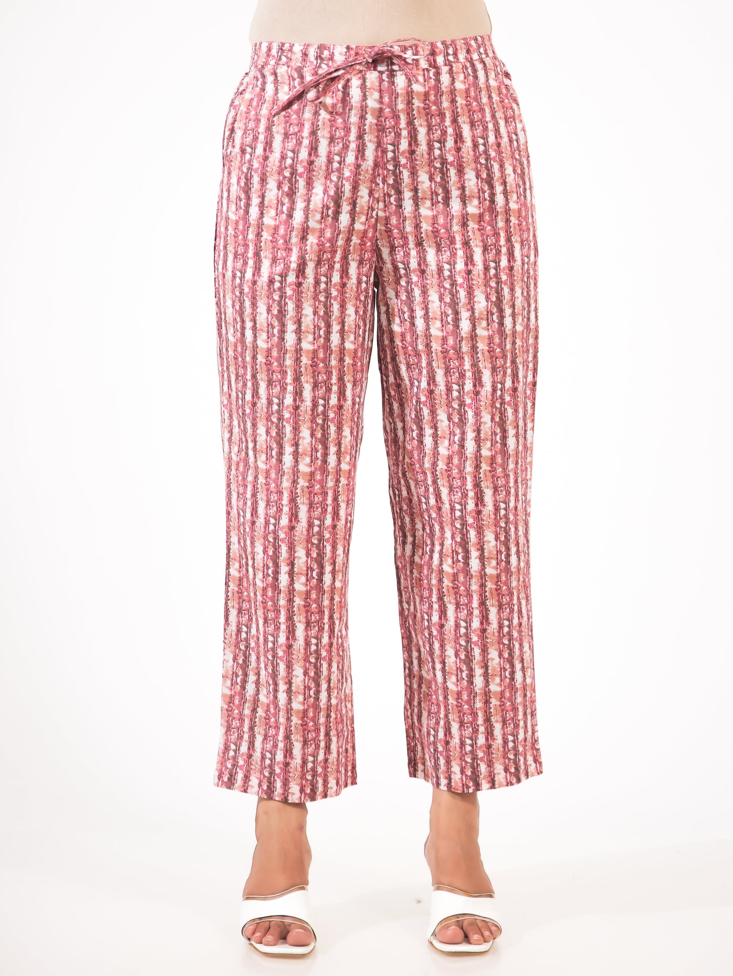 Soft Cotton Striped Pant