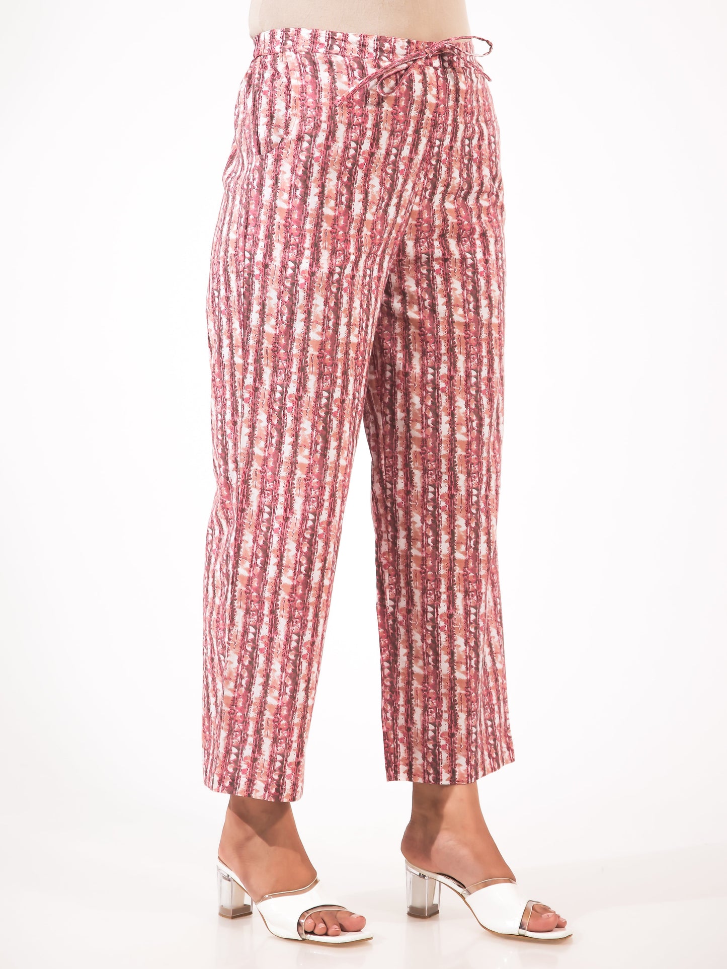 Soft Cotton Striped Pant