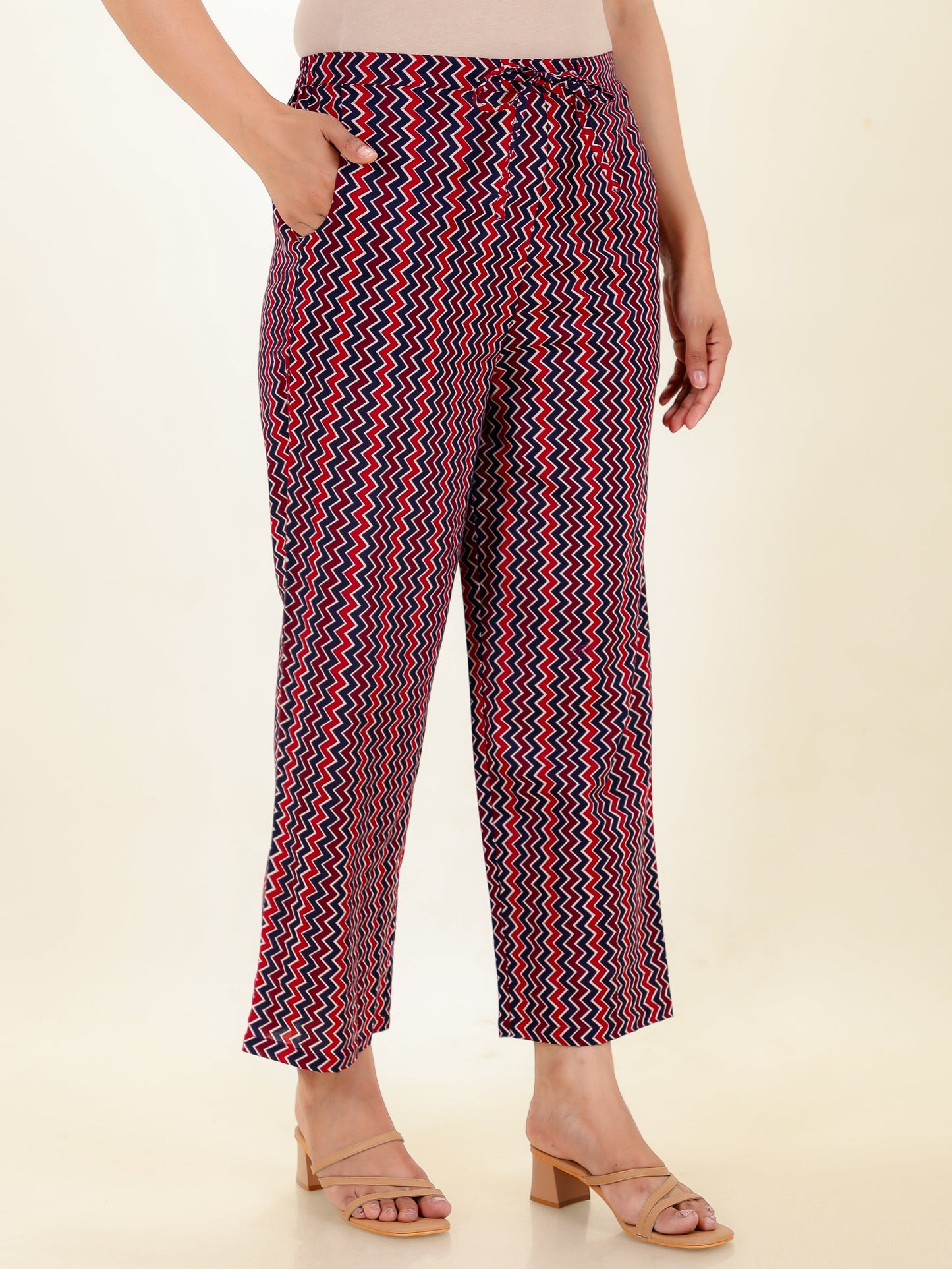 Soft Cotton Chevron Pant