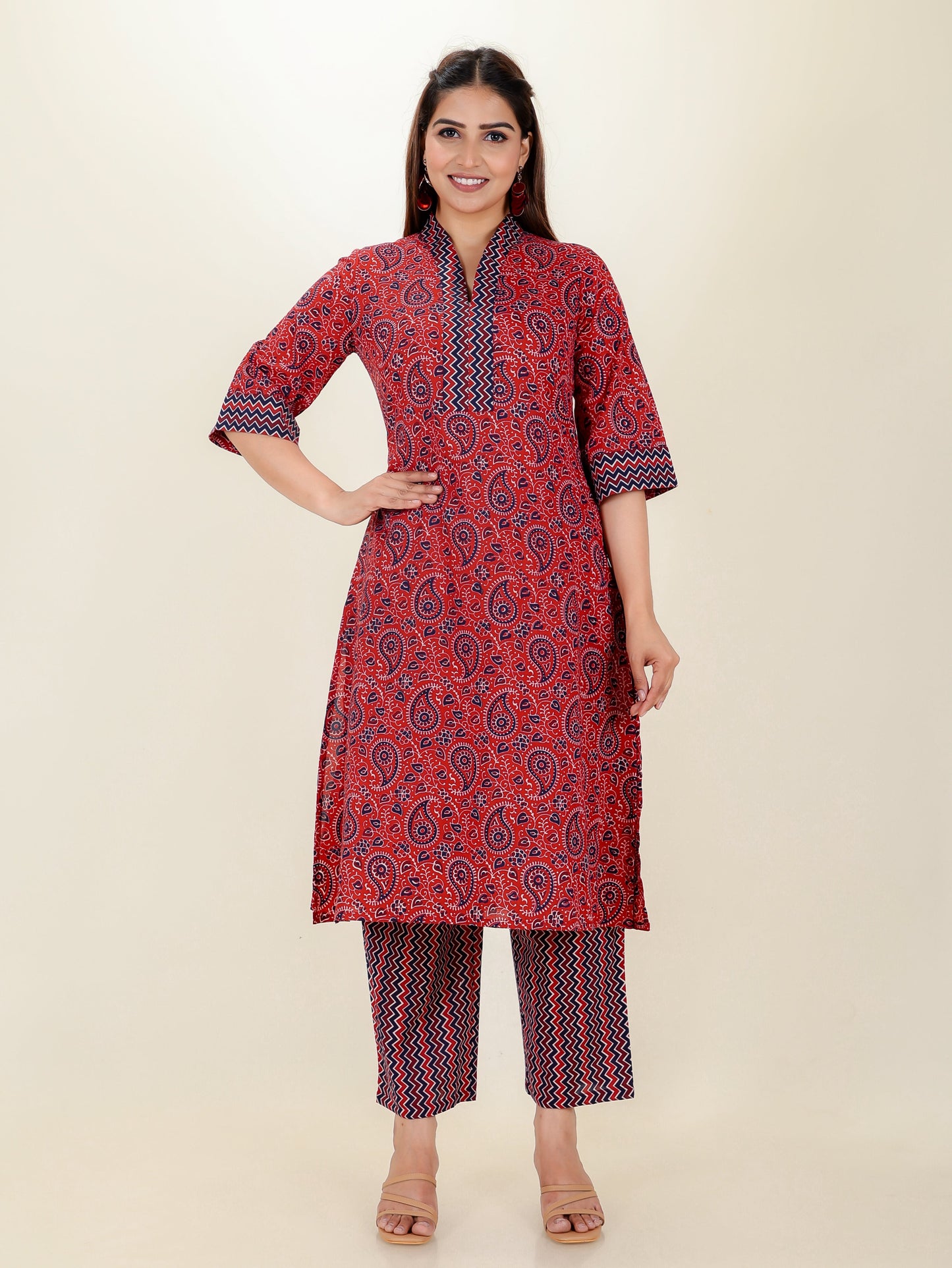 Soft Cotton Paisley Kurta