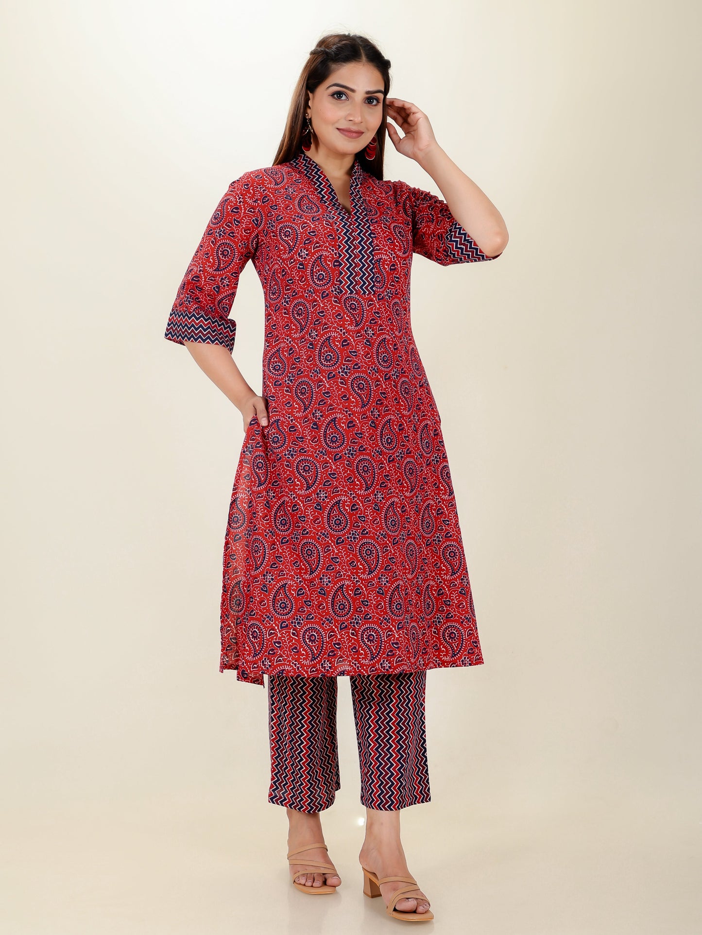 Soft Cotton Paisley Kurta