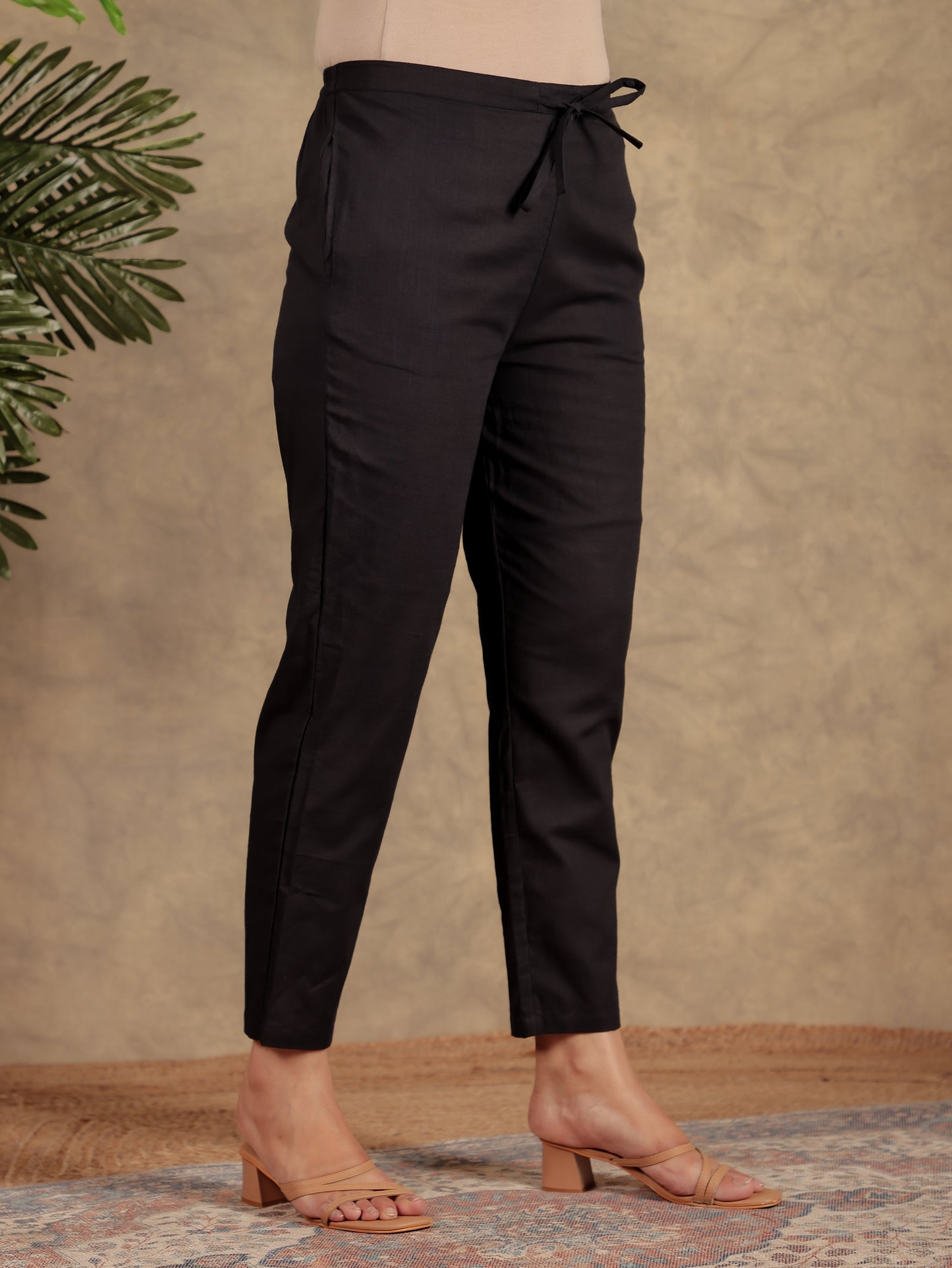 Khadi Cotton Solid Pant