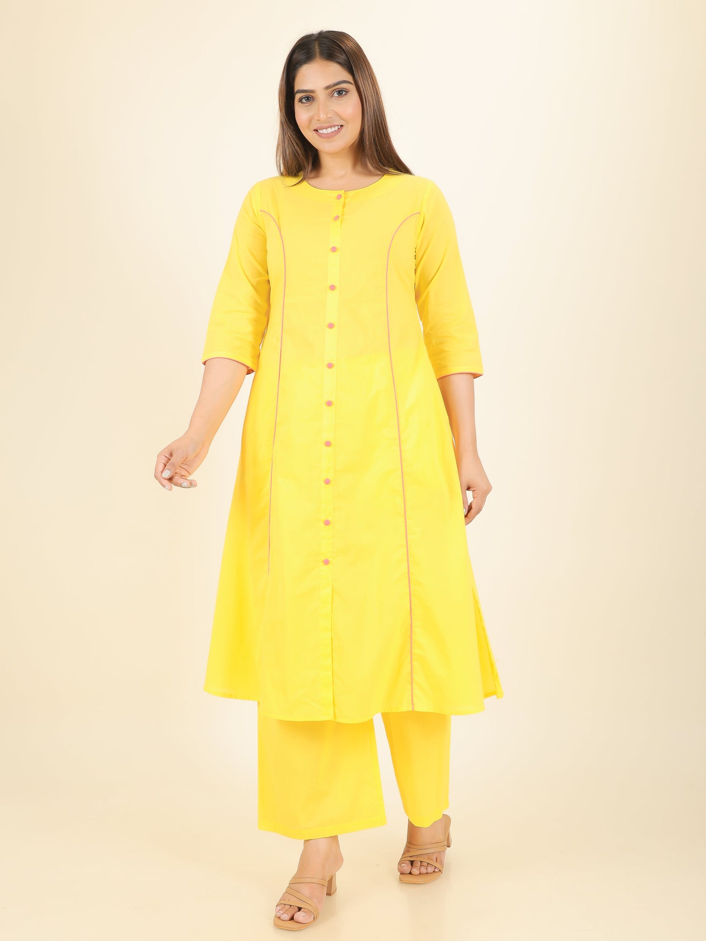 Soft Cotton Solid Kurta