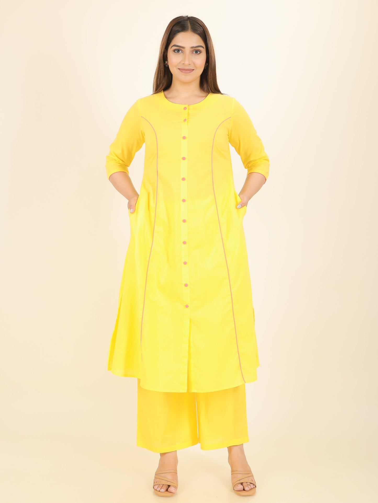 Soft Cotton Solid Kurta