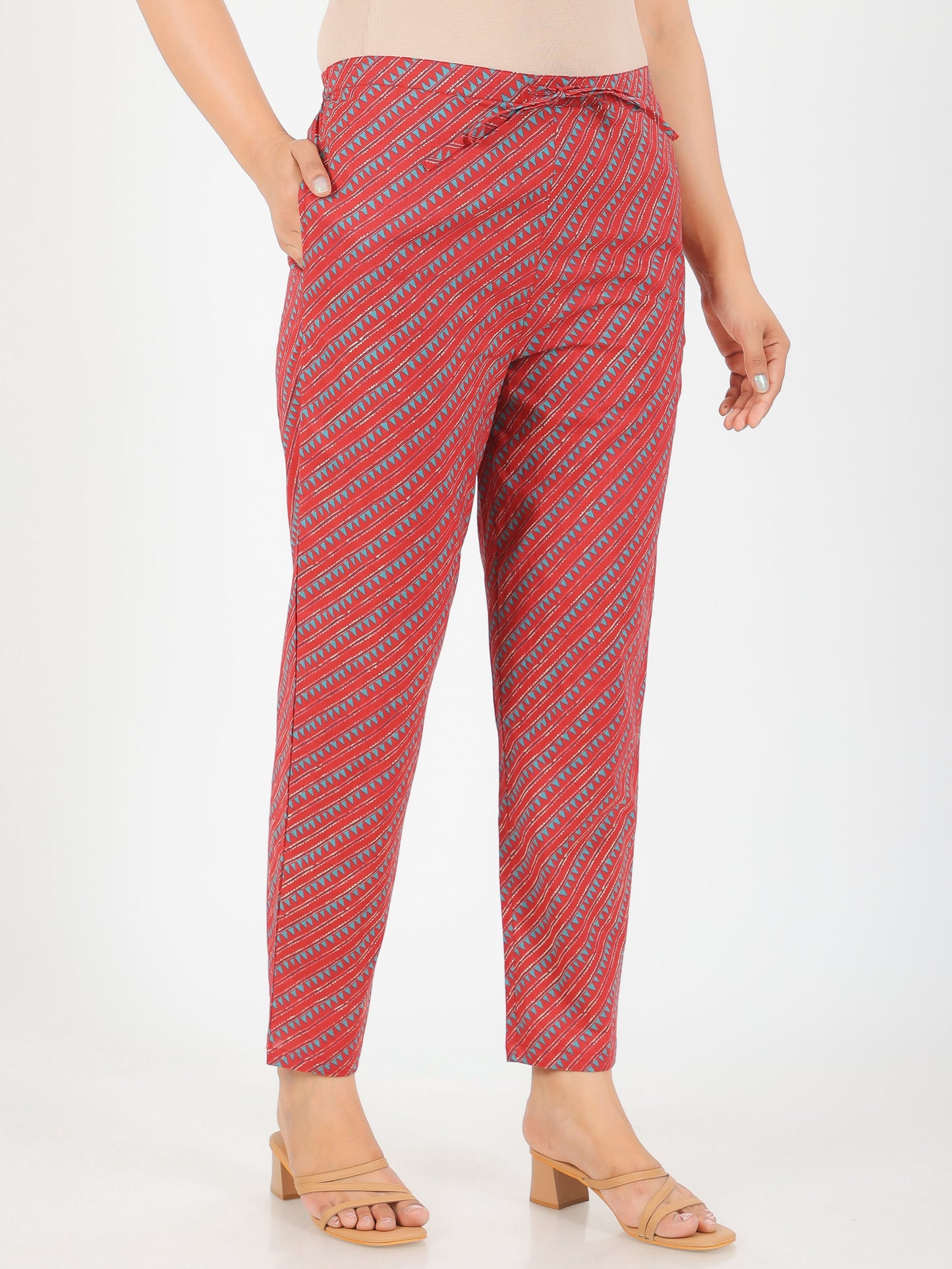 Soft Cotton Striped Pant