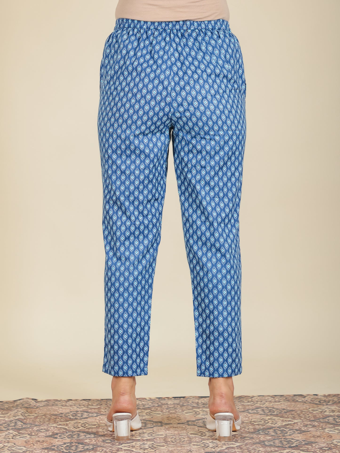 Soft Cotton Geometric Pant