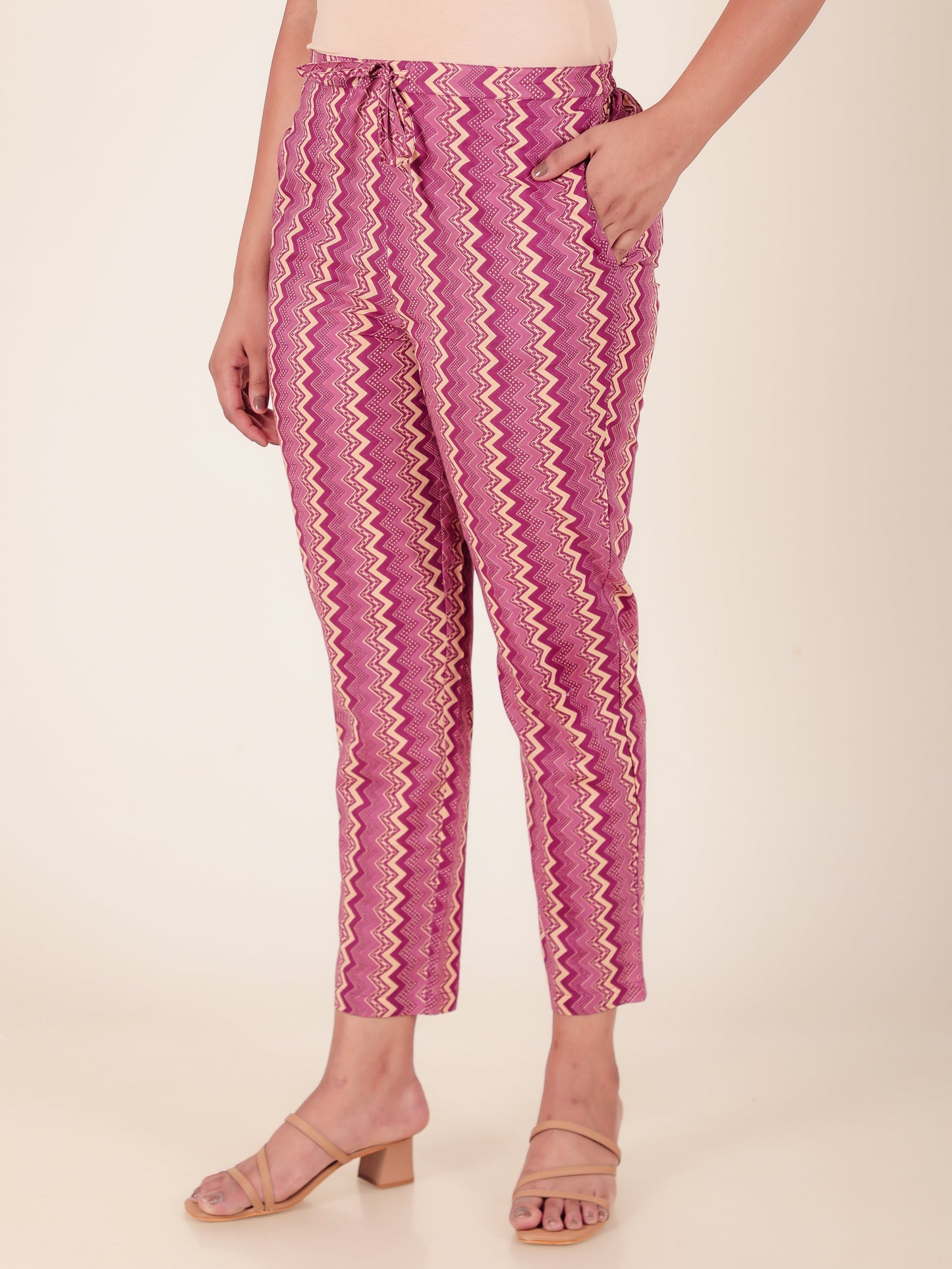 Soft Cotton Chevron Pant