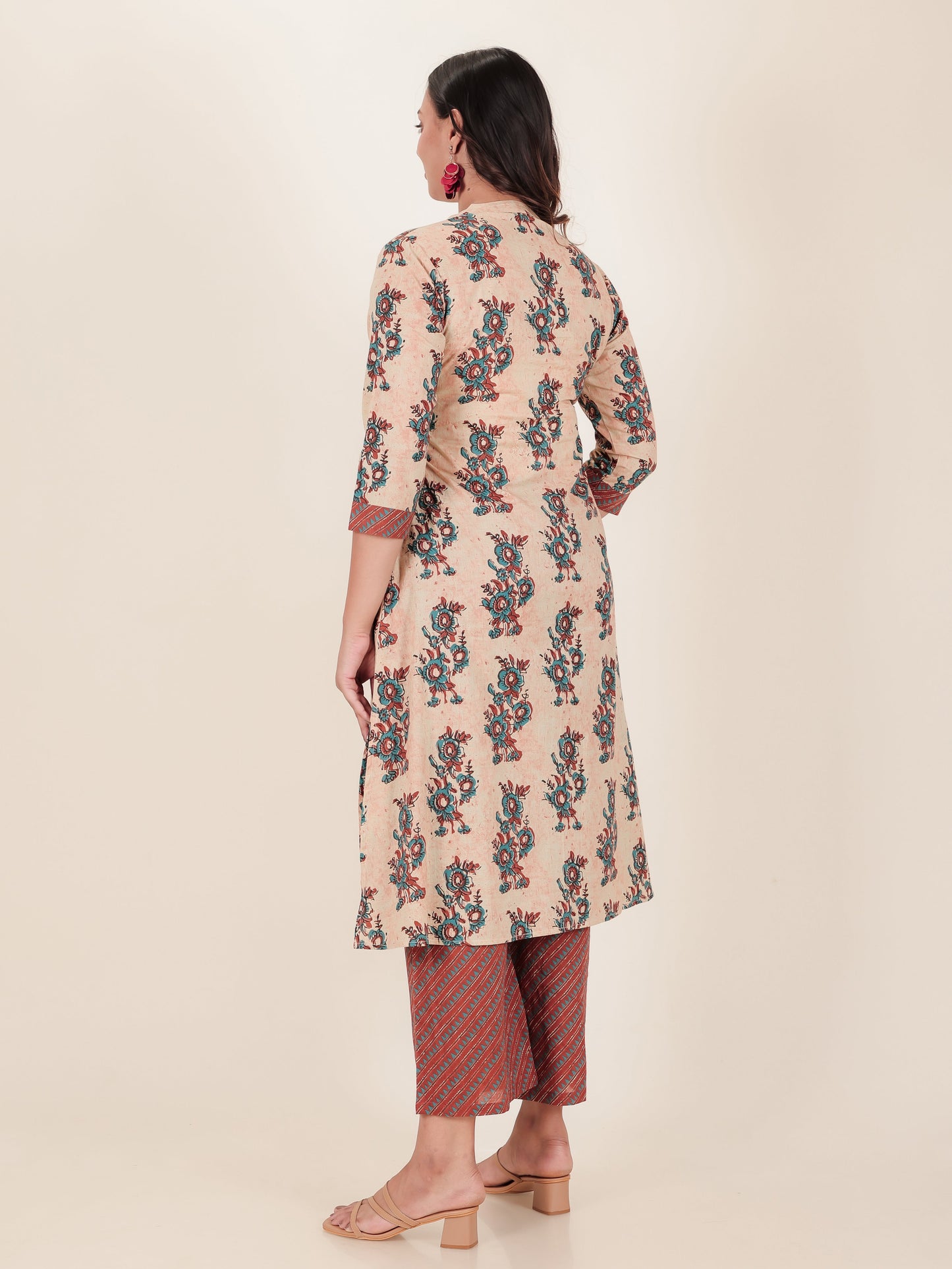 Soft Cotton Floral Kurta