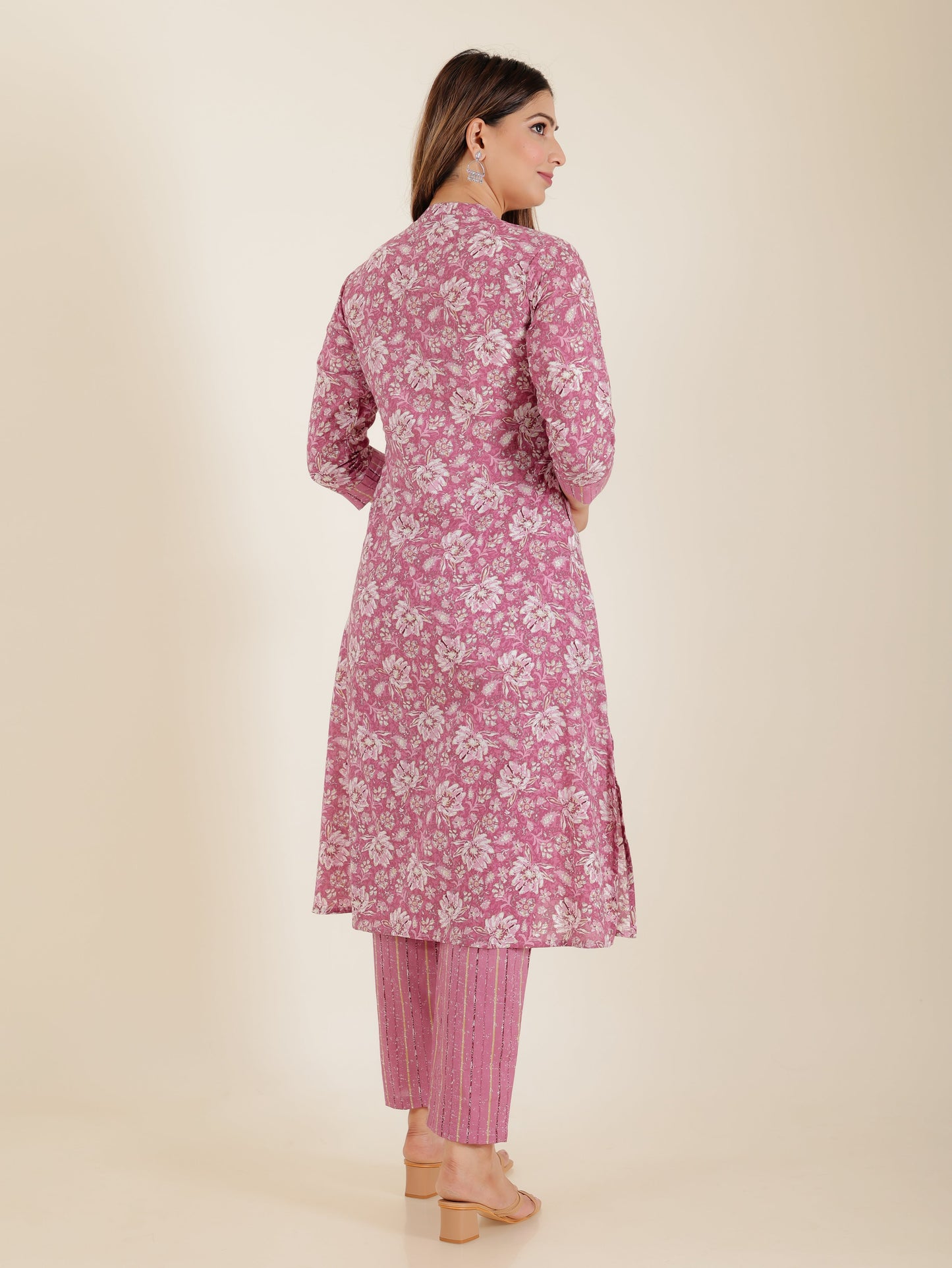 Soft Cotton Floral Kurta