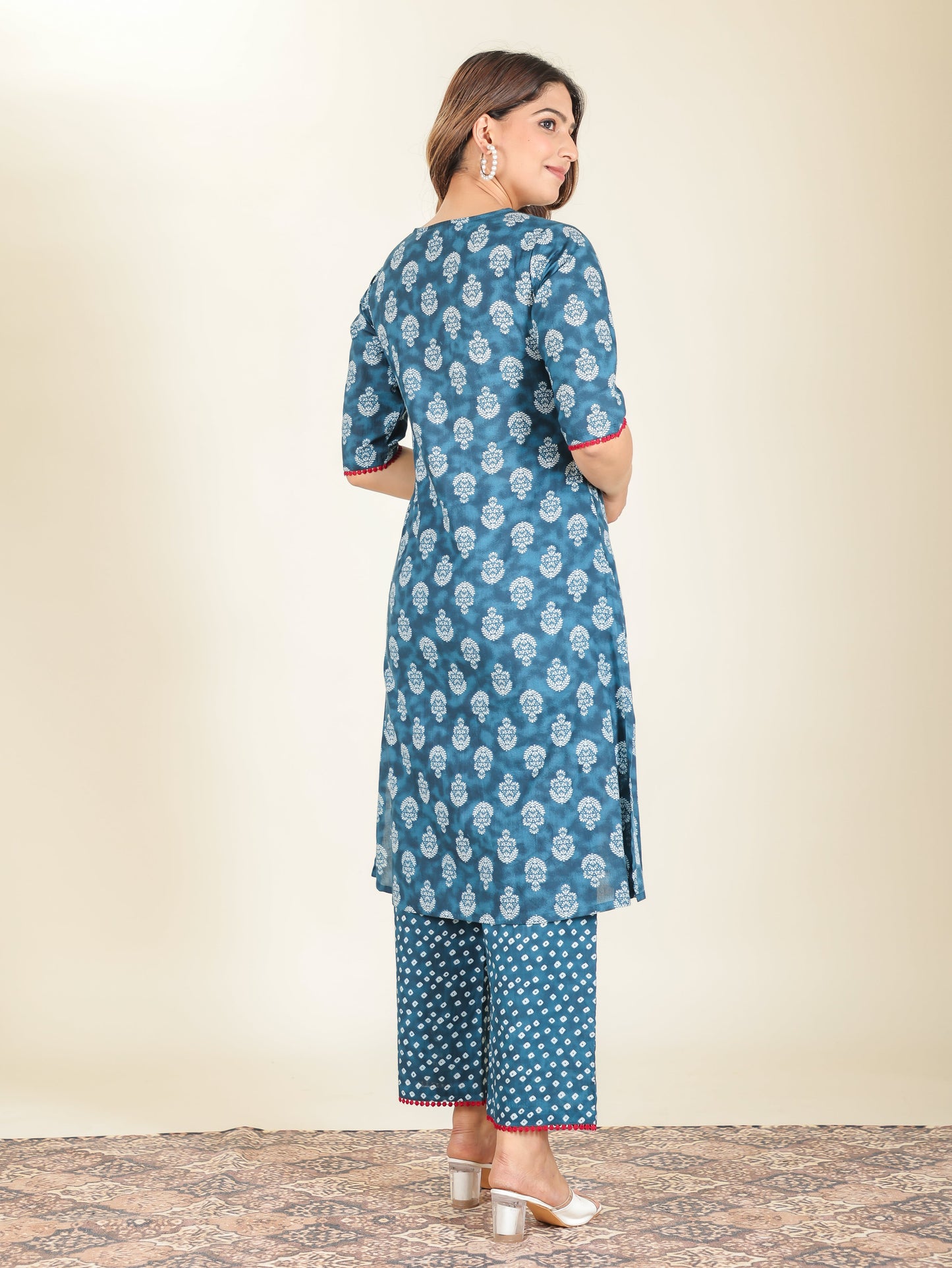 Soft Cotton Block Kurta