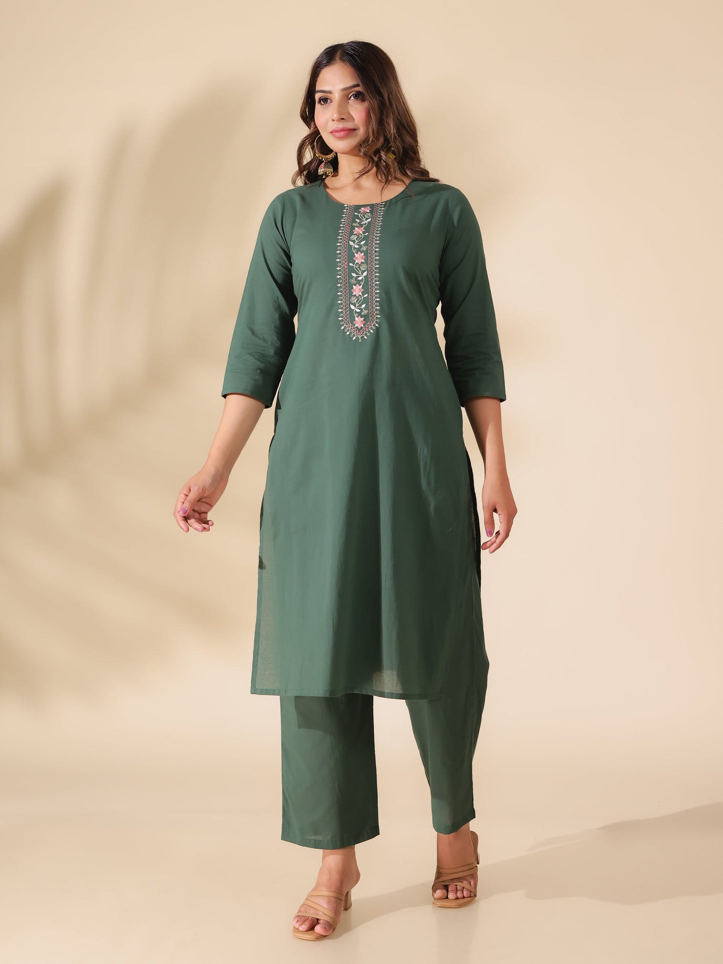 Soft Cotton Solid Kurta