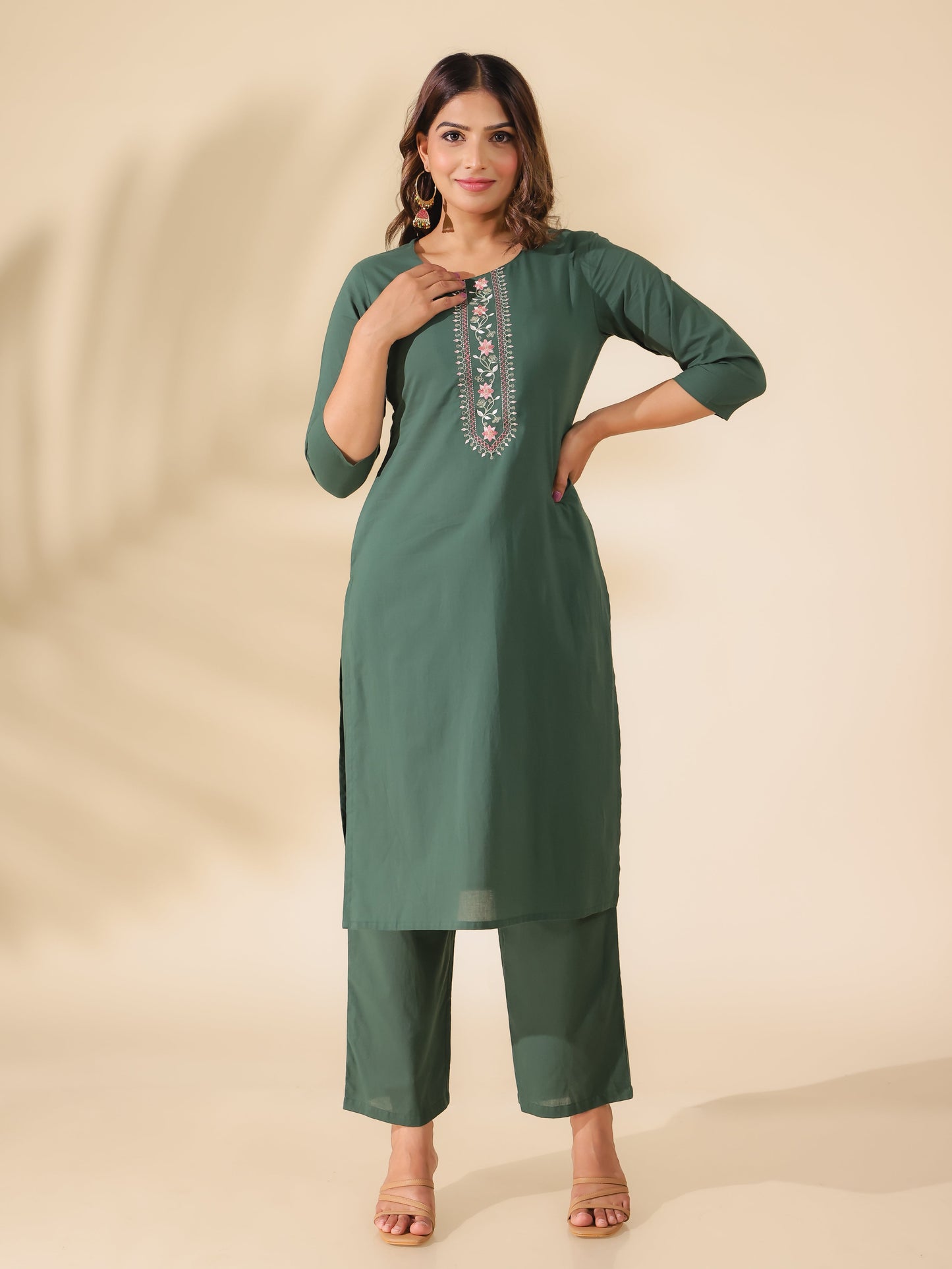 Soft Cotton Solid Kurta