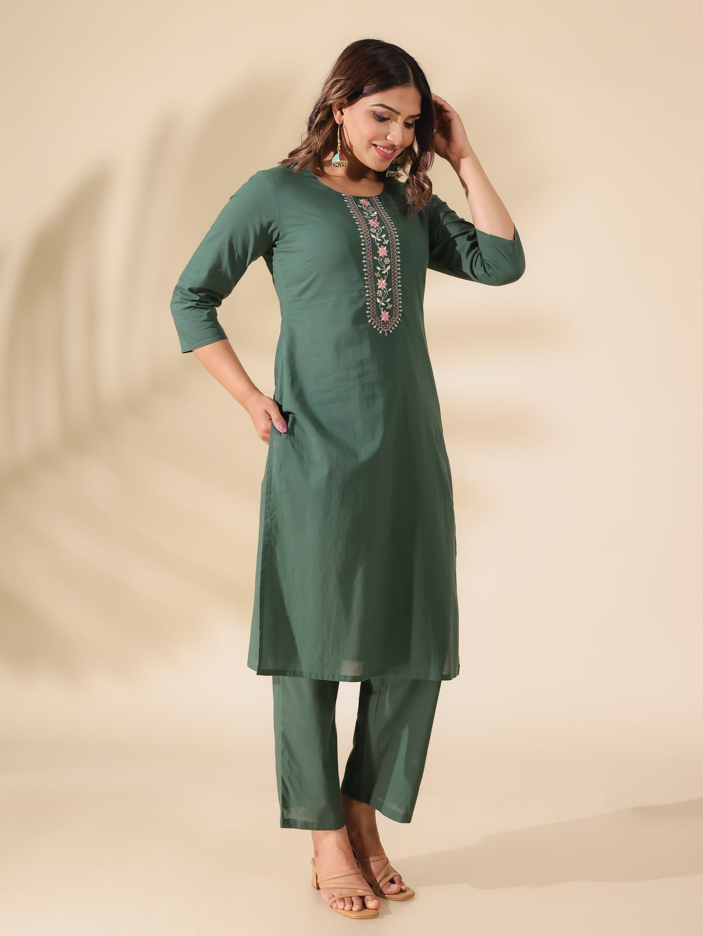 Soft Cotton Solid Kurta