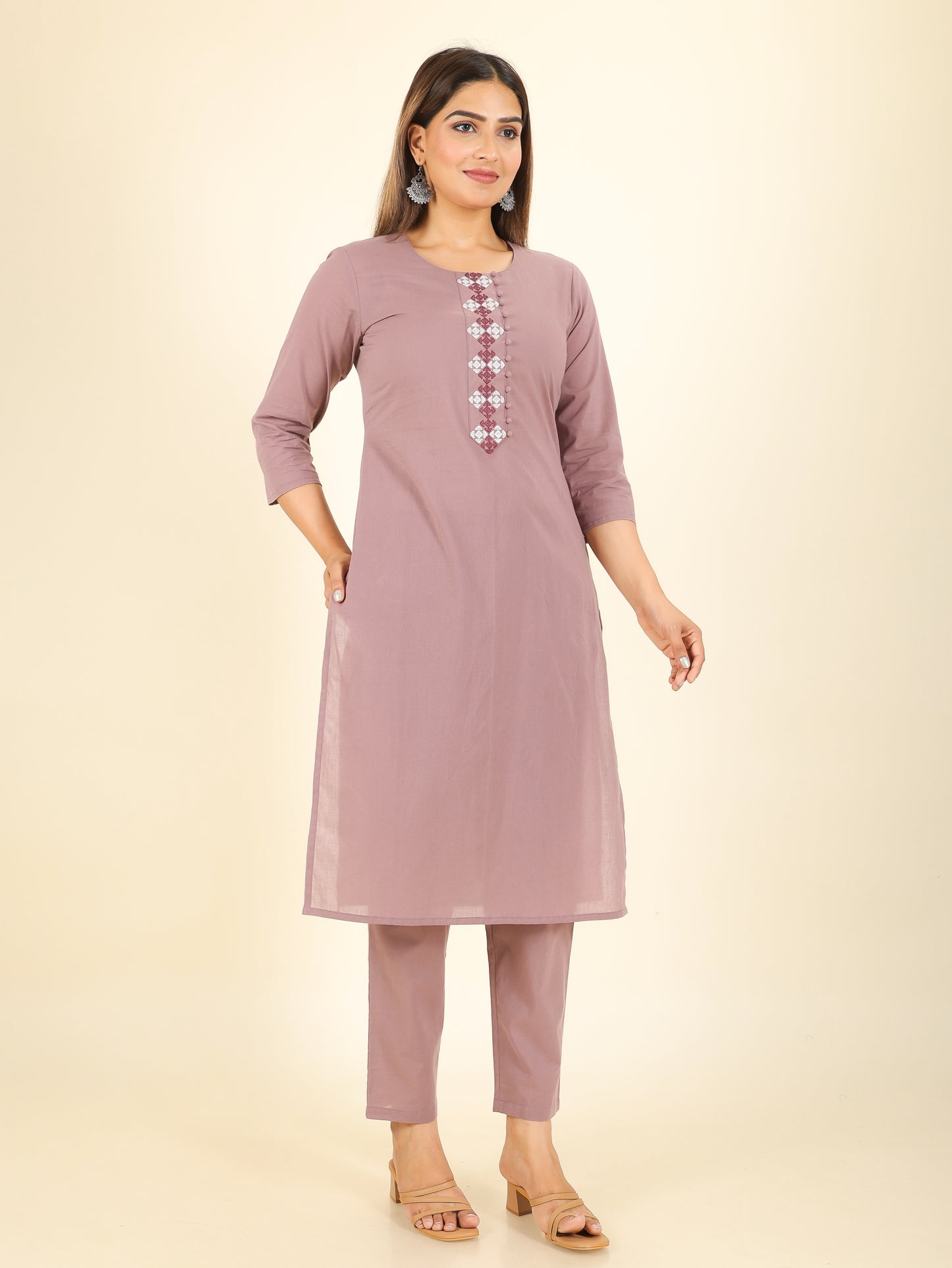 Soft Cotton Solid Kurta