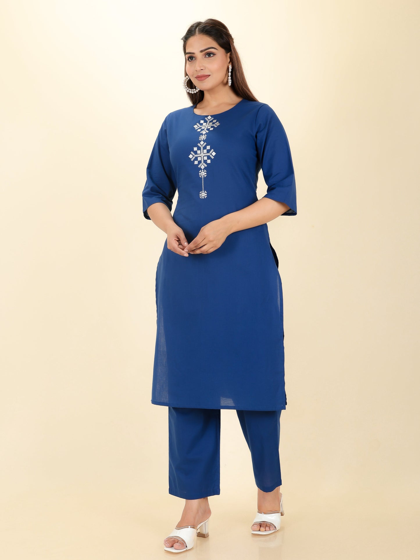 Soft Cotton Solid Kurta