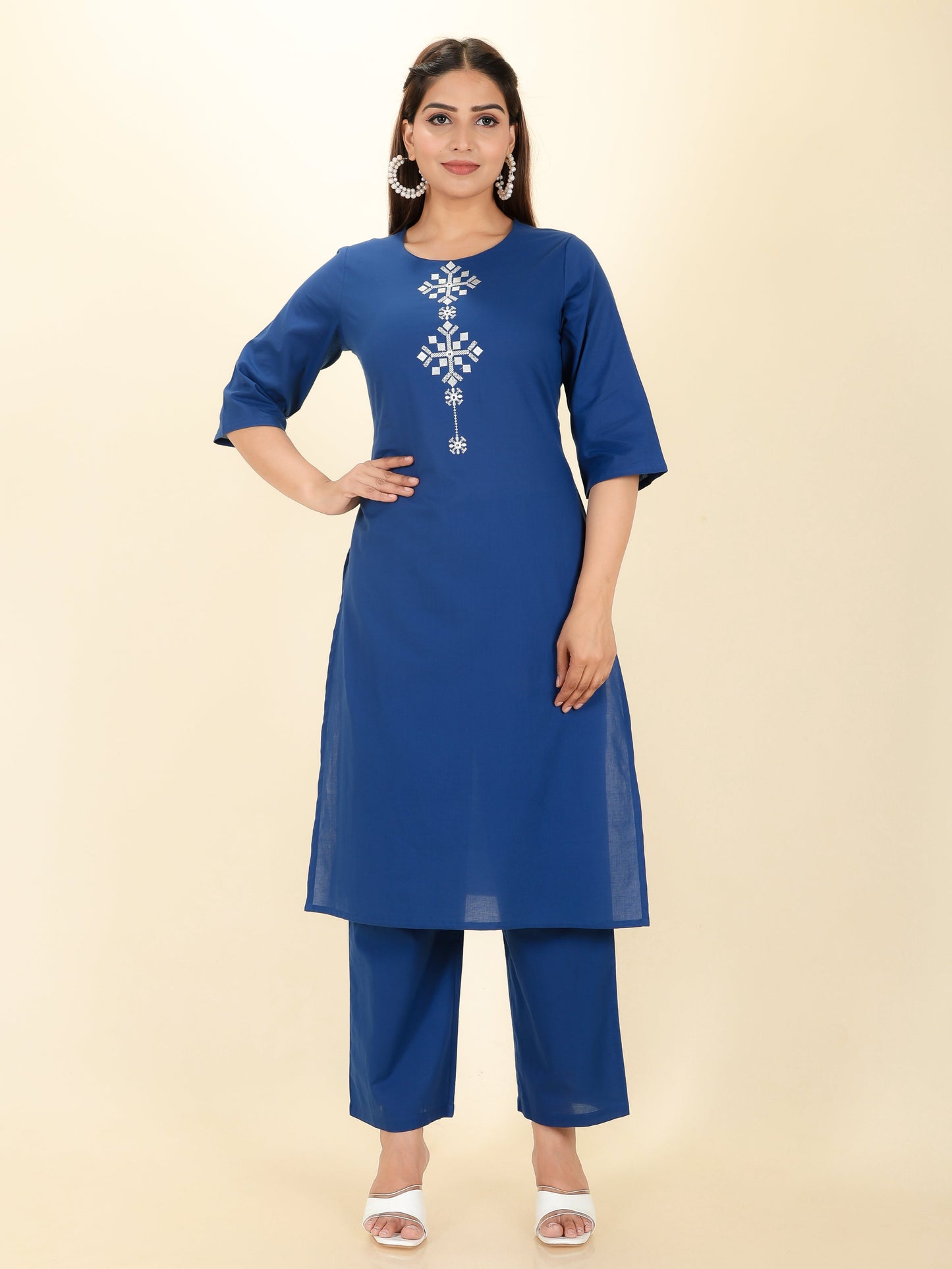 Soft Cotton Solid Kurta