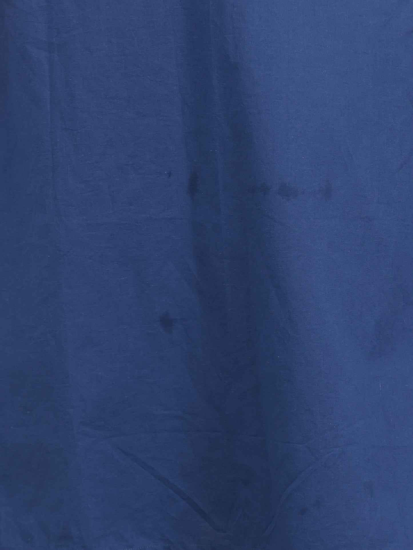Soft Cotton Solid Straight Blue Kurta