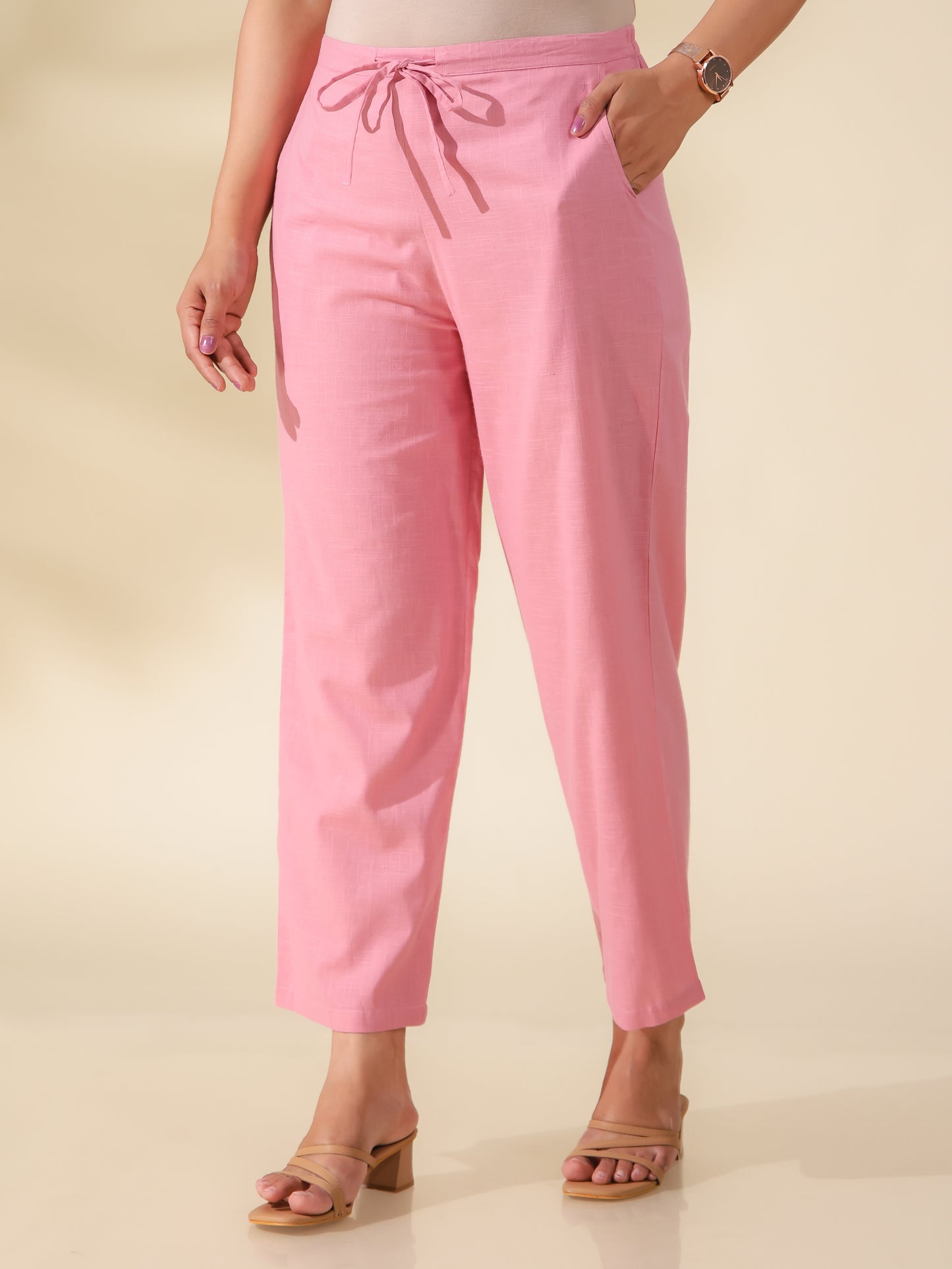 Khadi Cotton Solid Pant