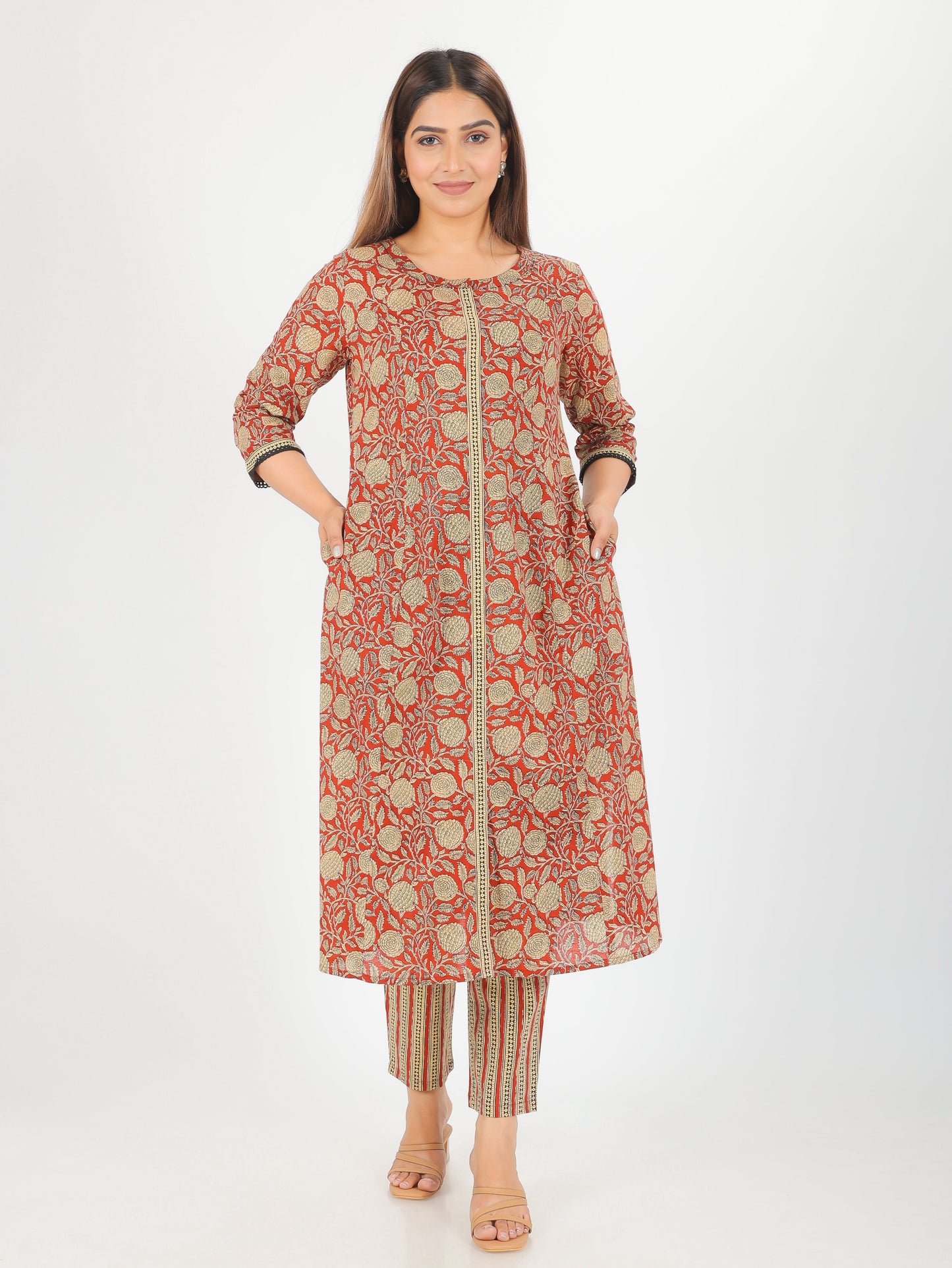 Soft Cotton Block Kurta