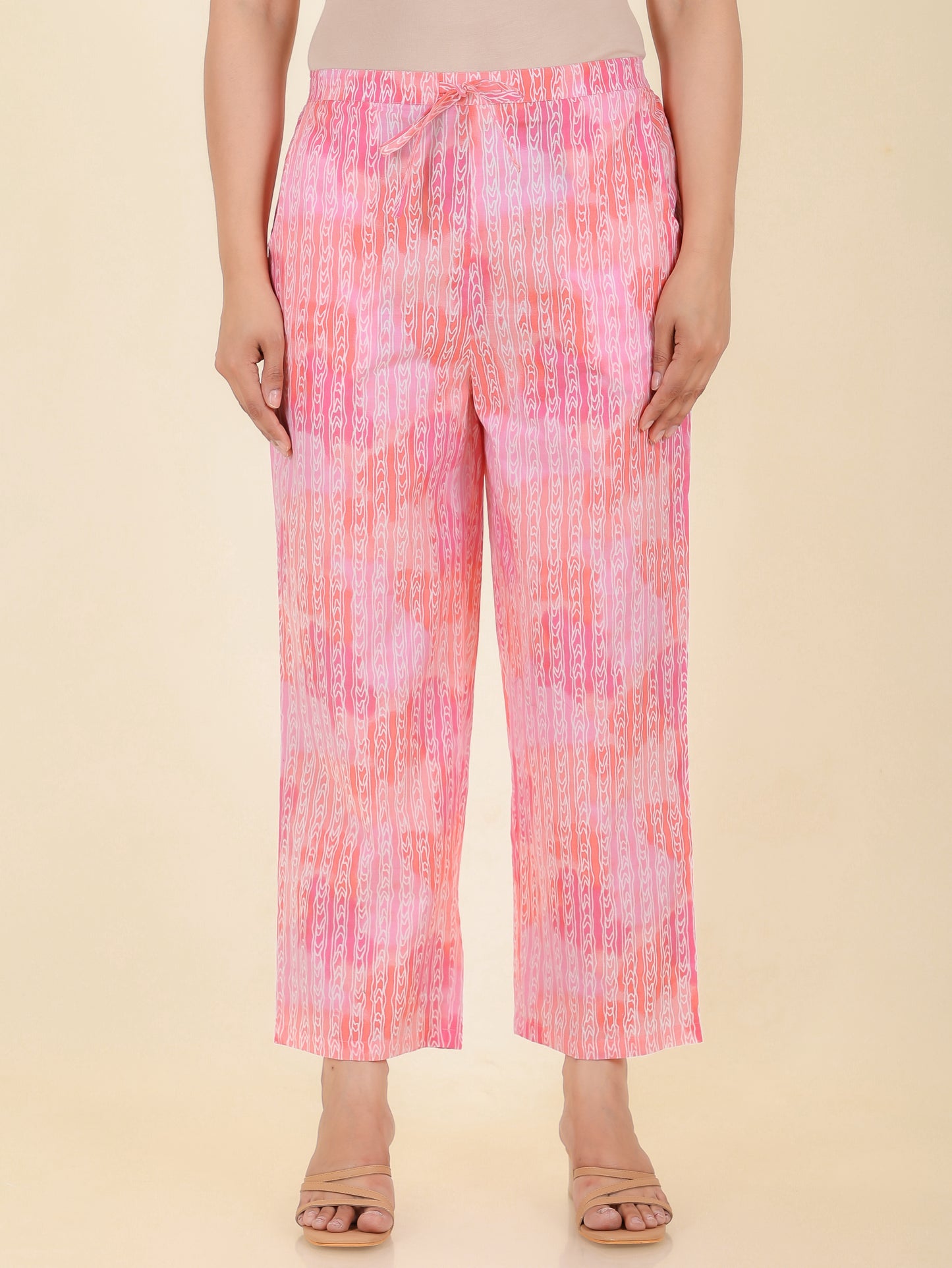 Soft Cotton Striped Pant