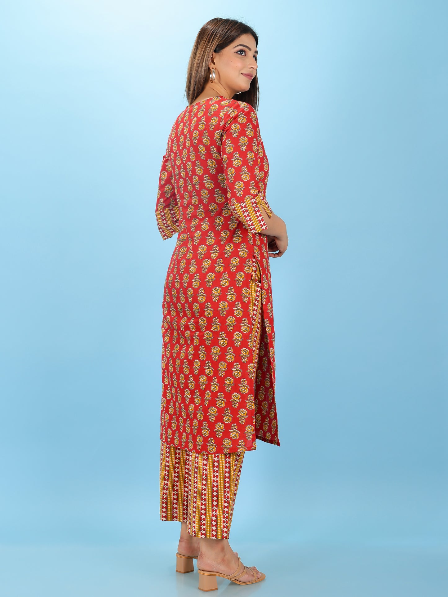 Soft Cotton Block Kurta