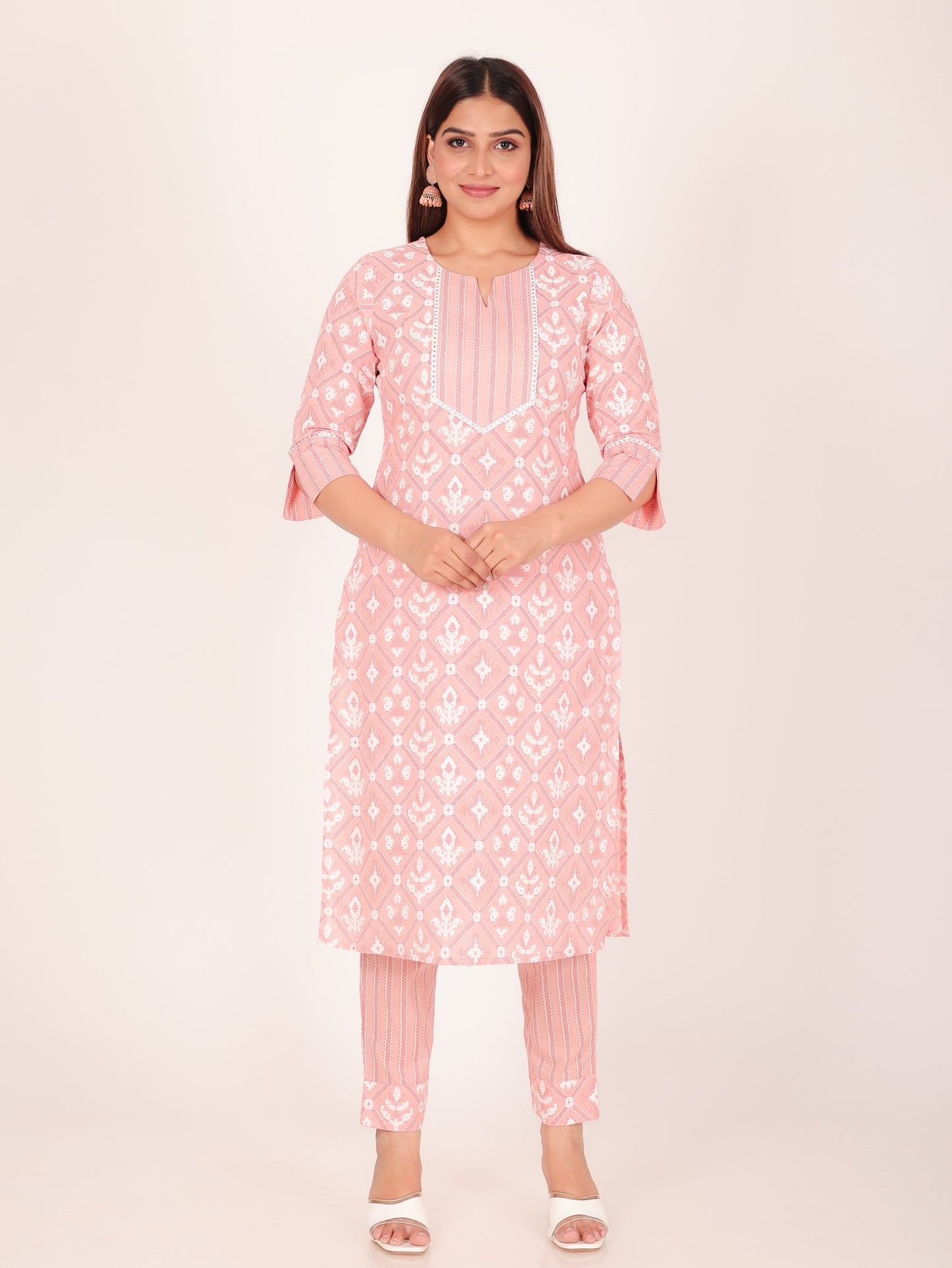 Soft Cotton Ikat Kurta