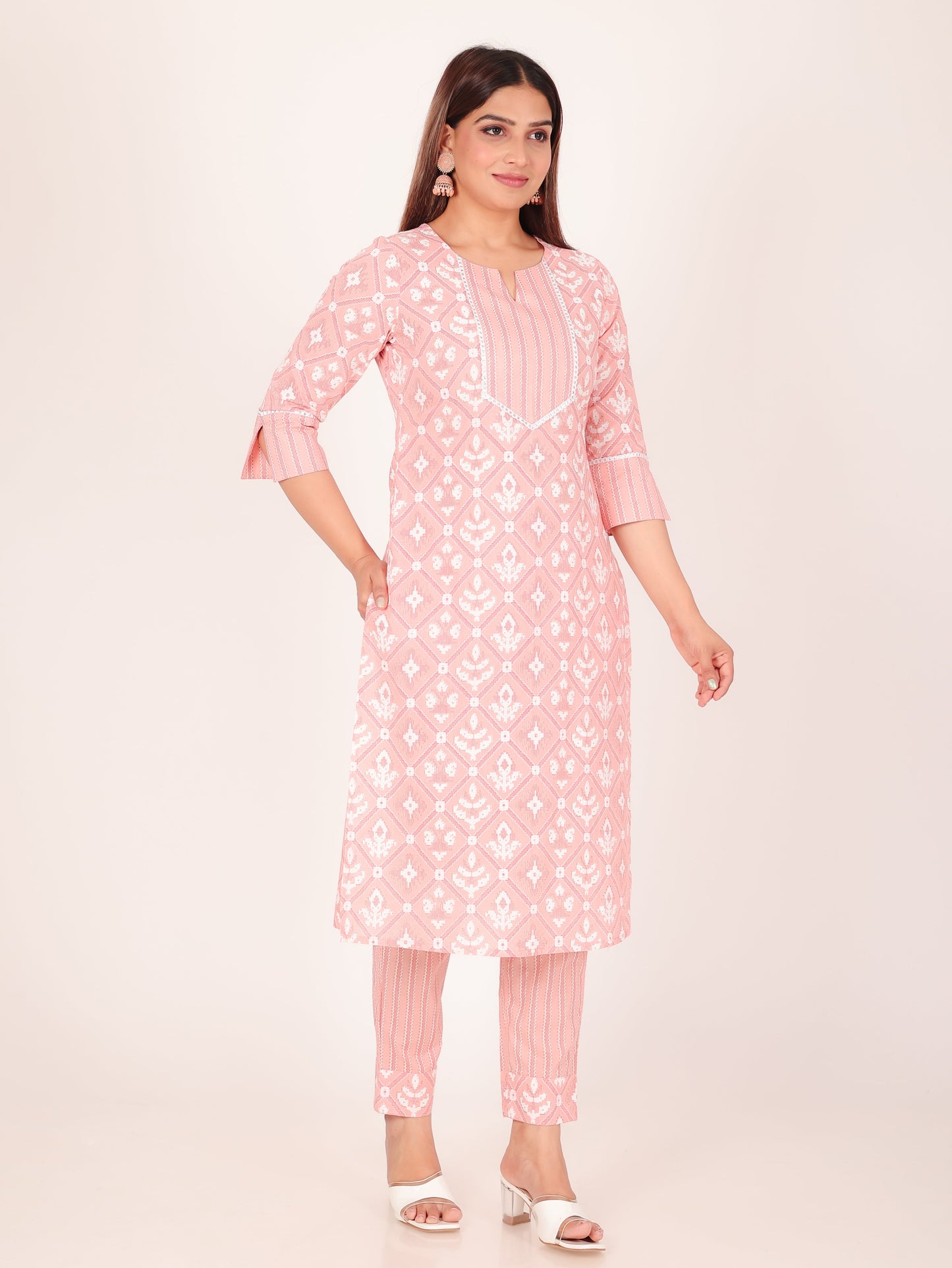 Soft Cotton Ikat Kurta