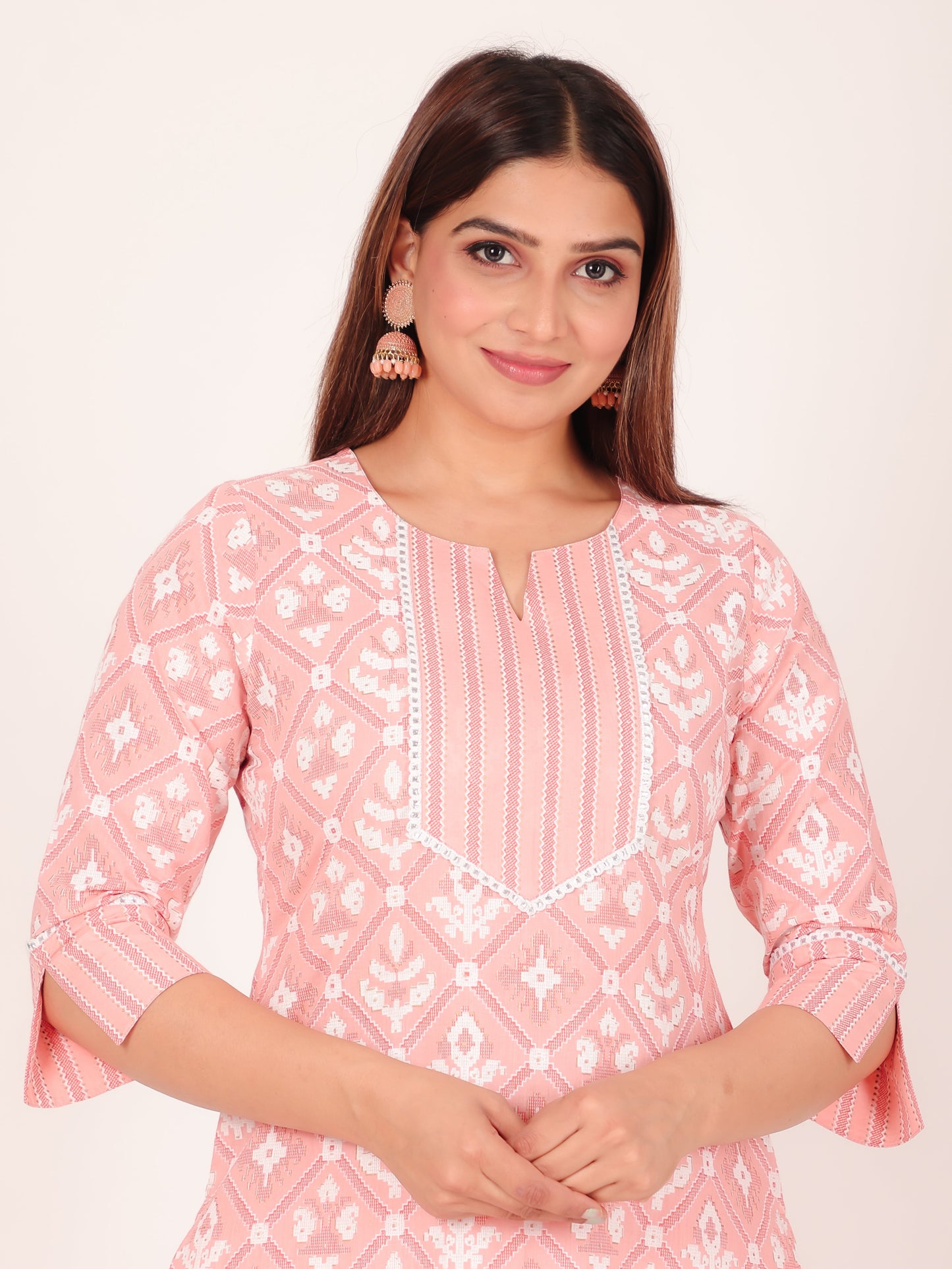 Soft Cotton Ikat Kurta