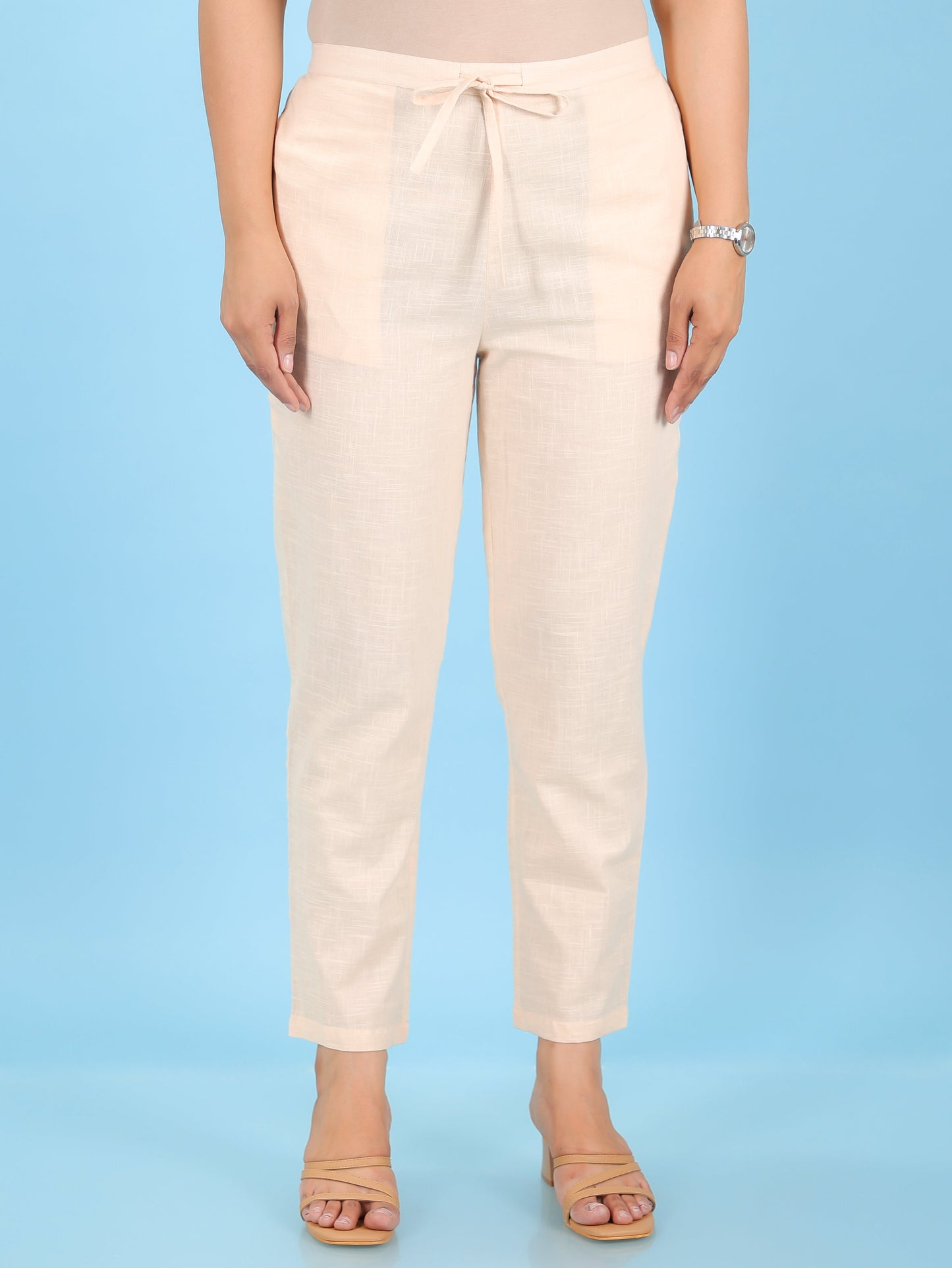 Linen Cotton Solid Pant