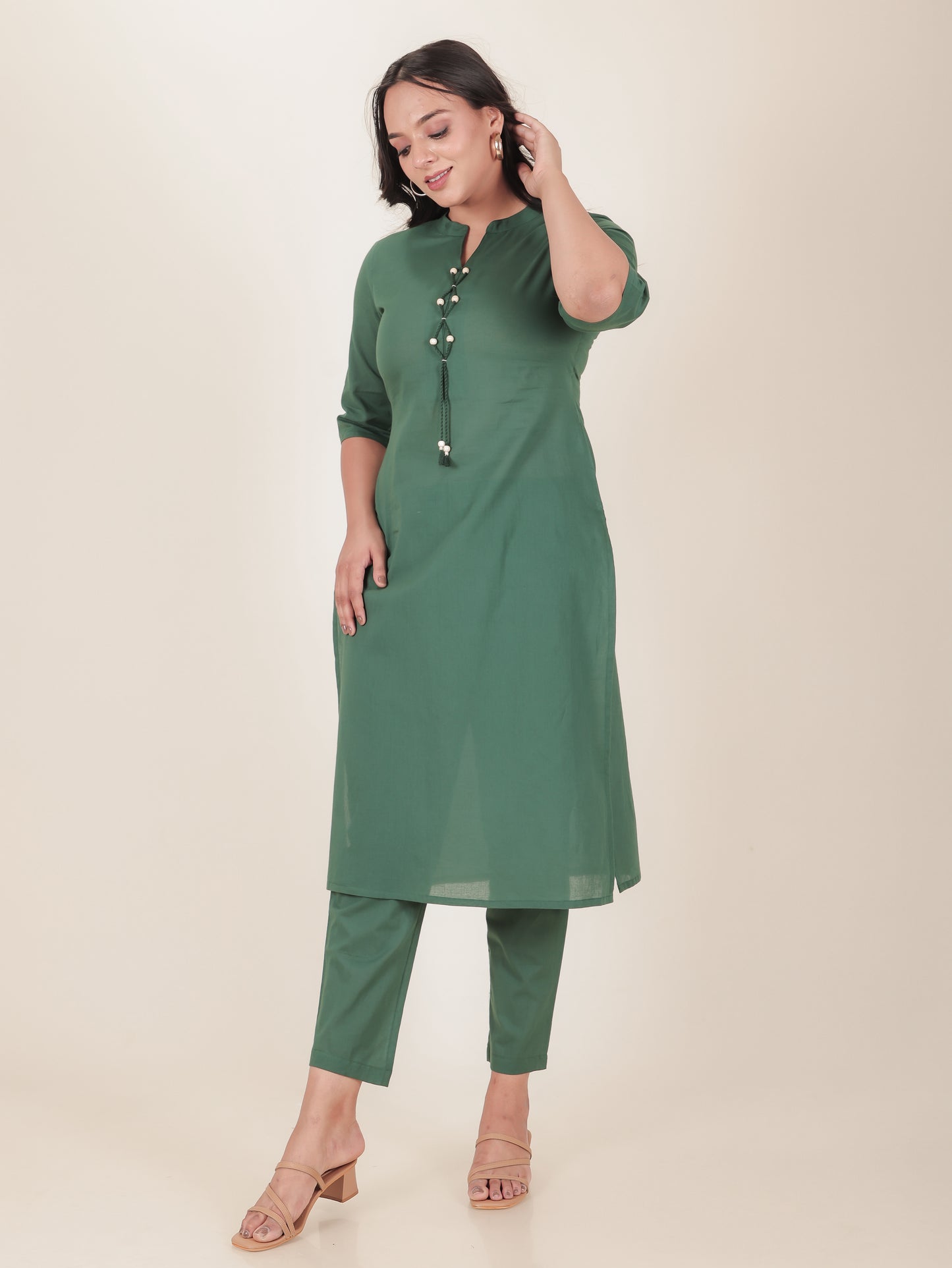 Soft Cotton Solid Kurta