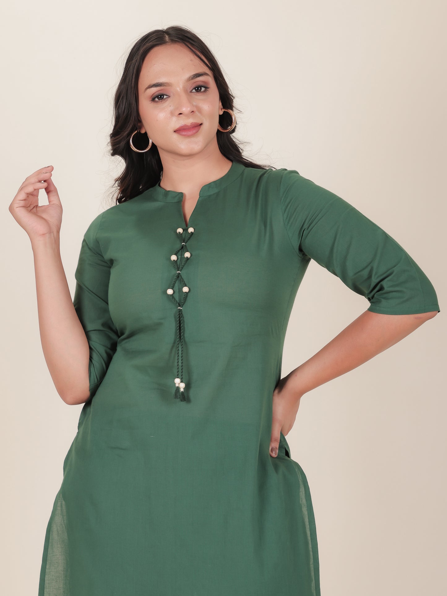 Soft Cotton Solid Kurta