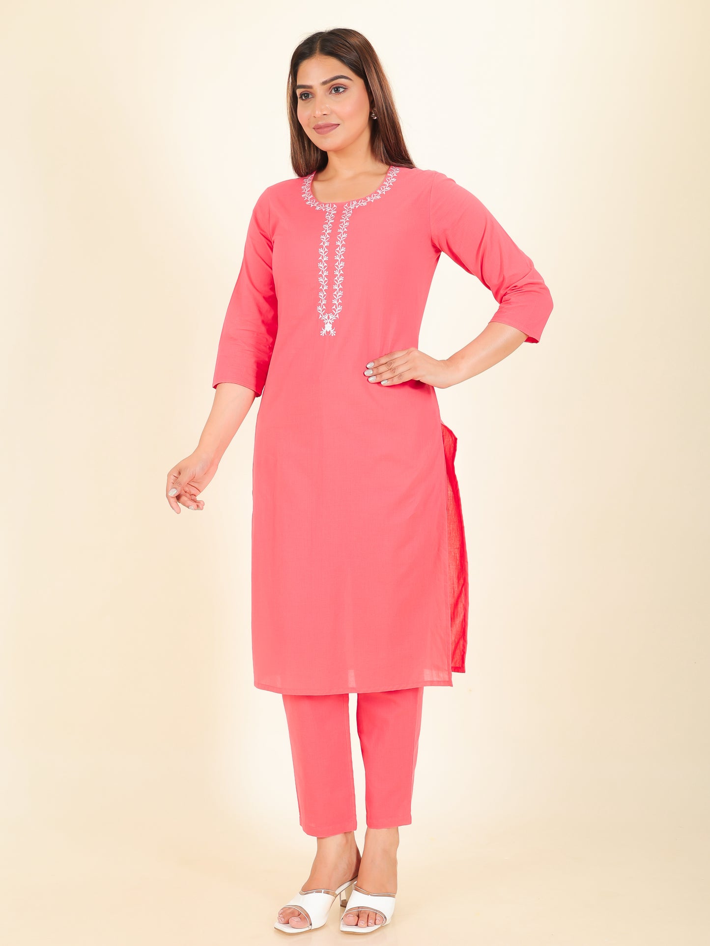 Soft Cotton Solid Kurta