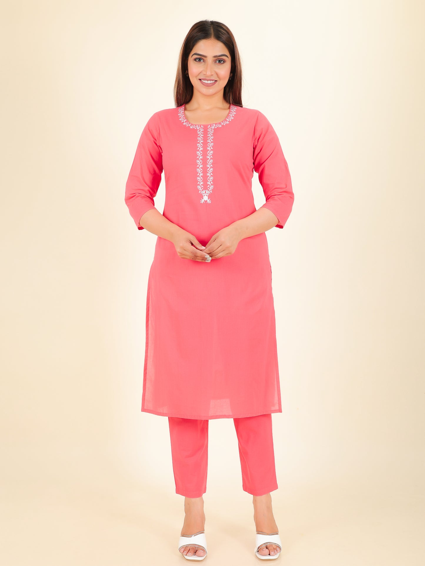 Soft Cotton Solid Kurta