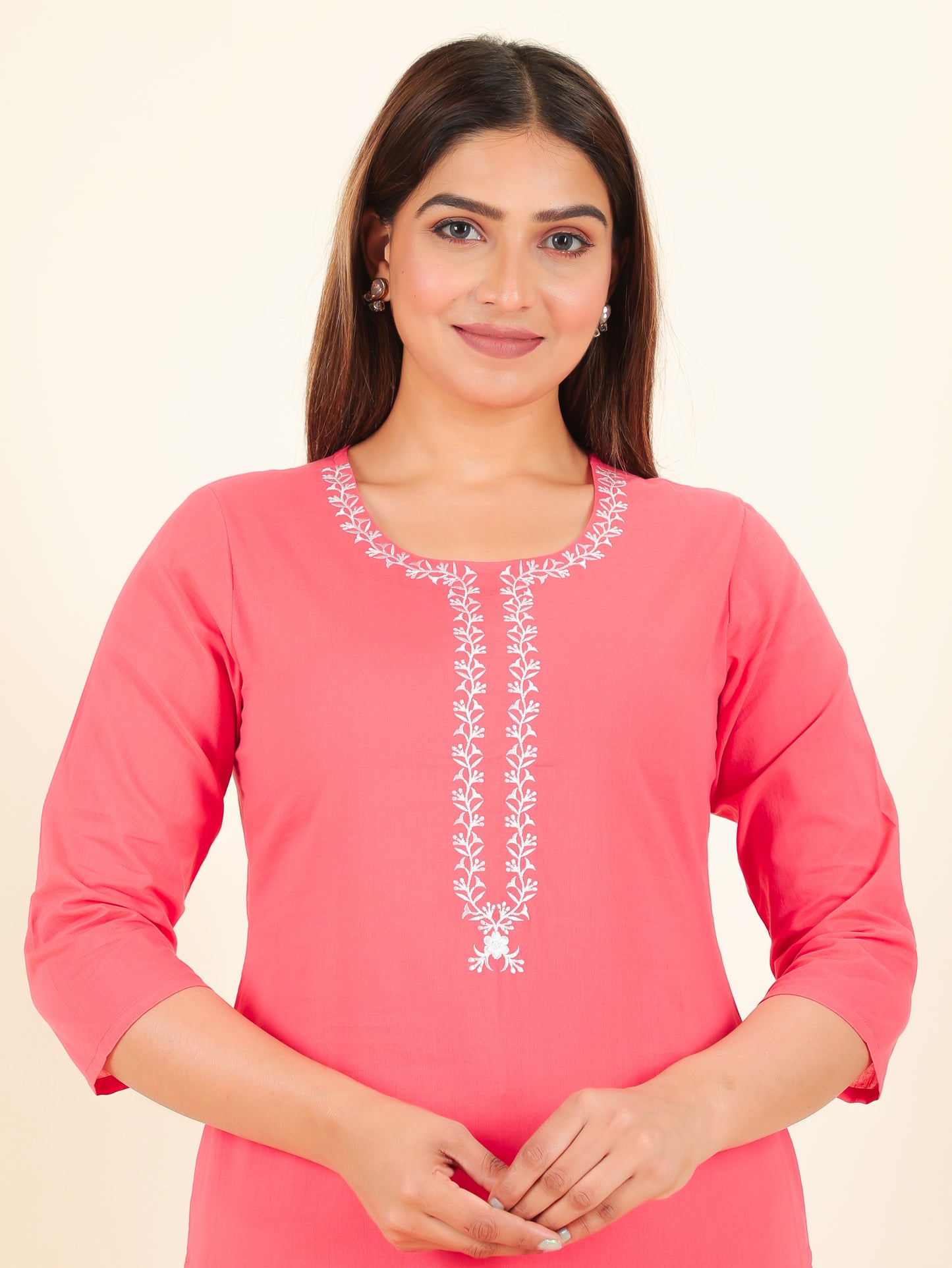 Soft Cotton Solid Kurta