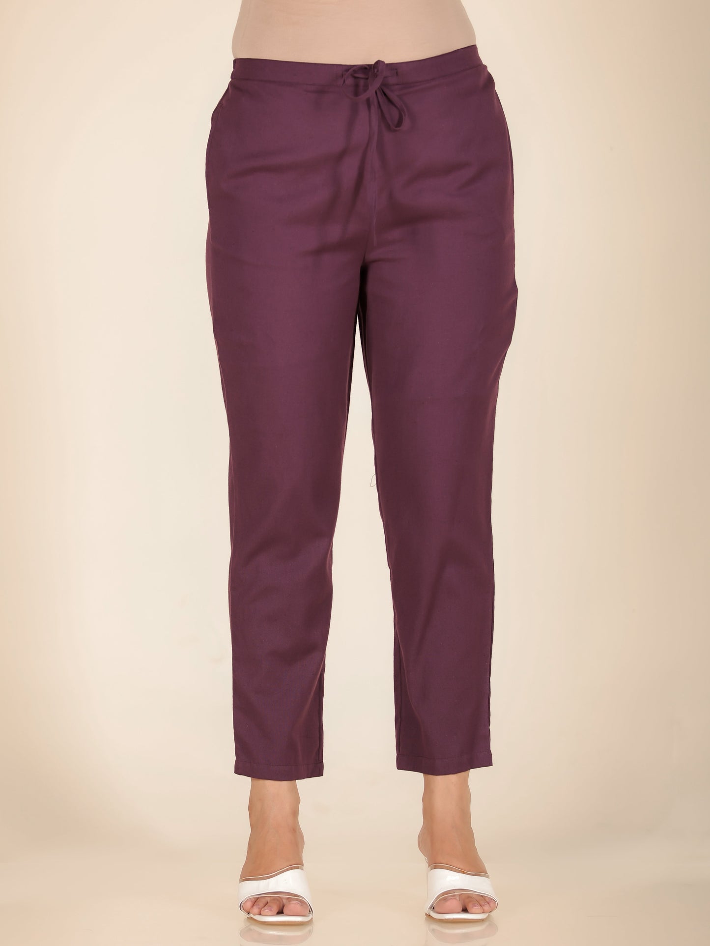 Linen Cotton Solid Pant