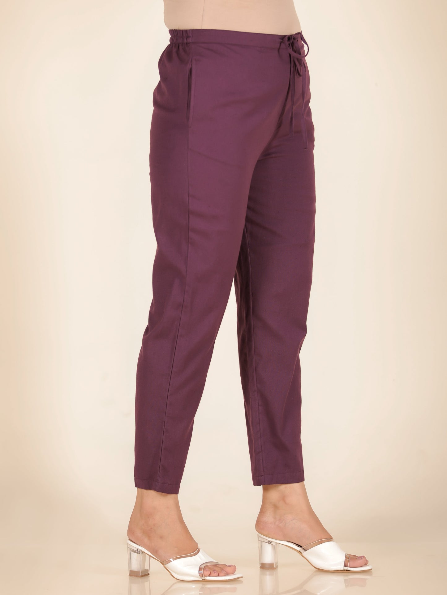 Linen Cotton Solid Pant