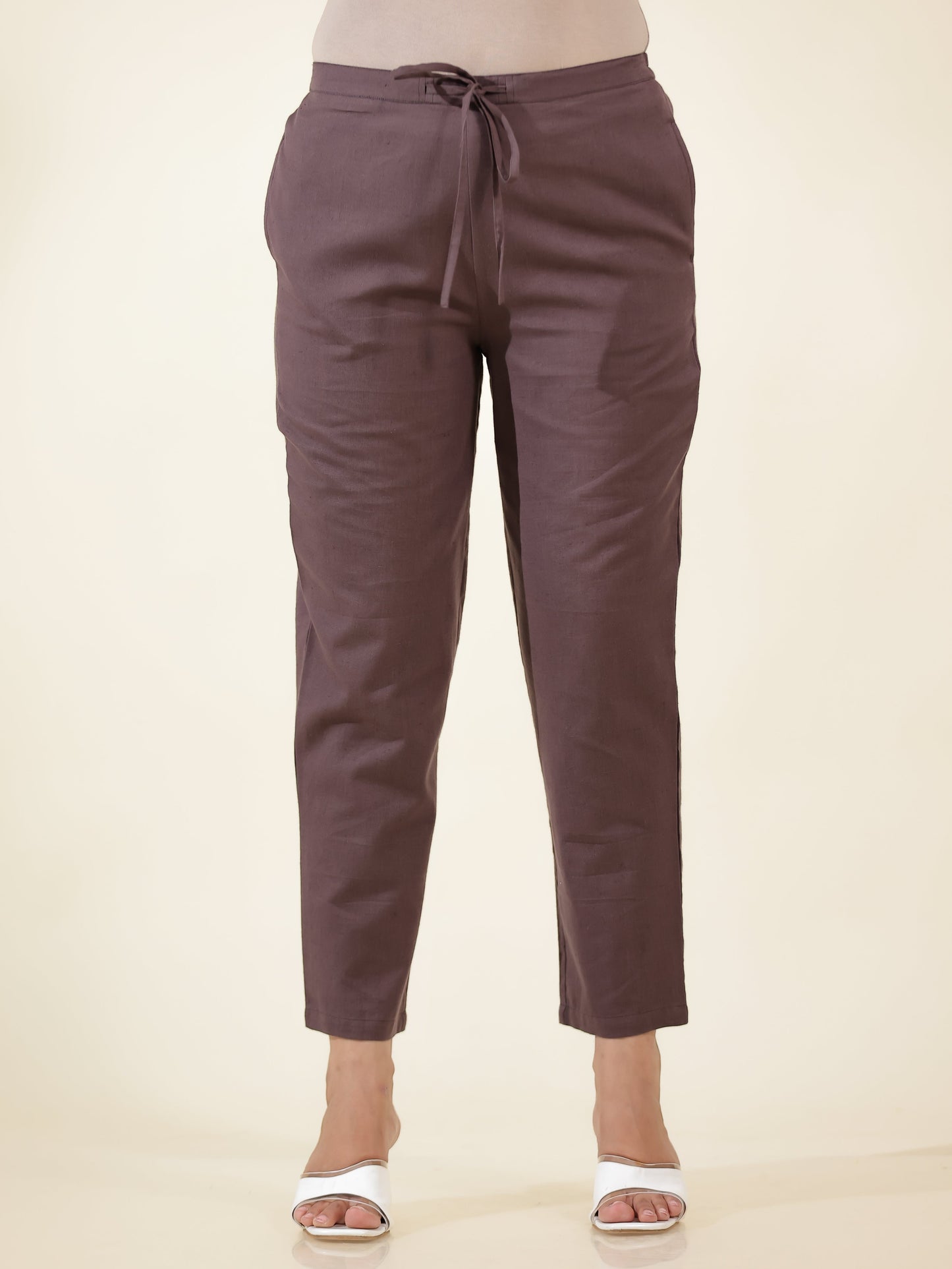 Linen Cotton Solid Pant