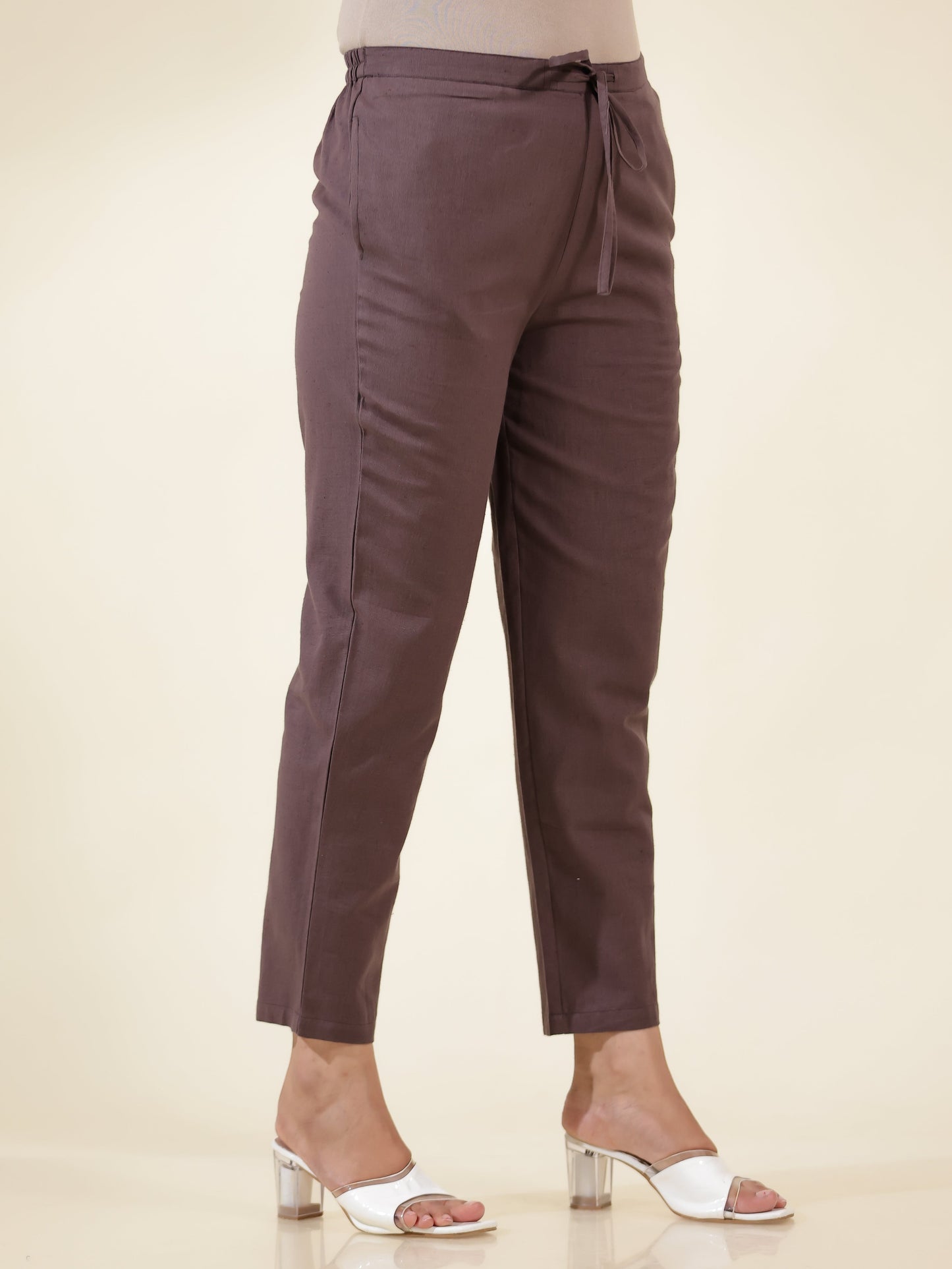 Linen Cotton Solid Pant