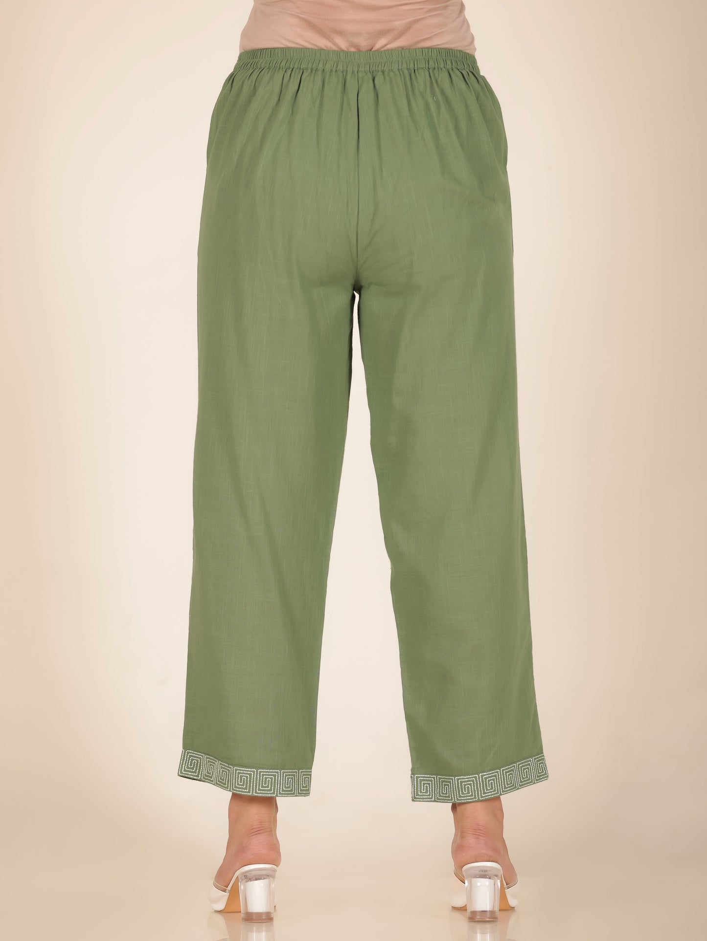 Linen Cotton Solid Pant